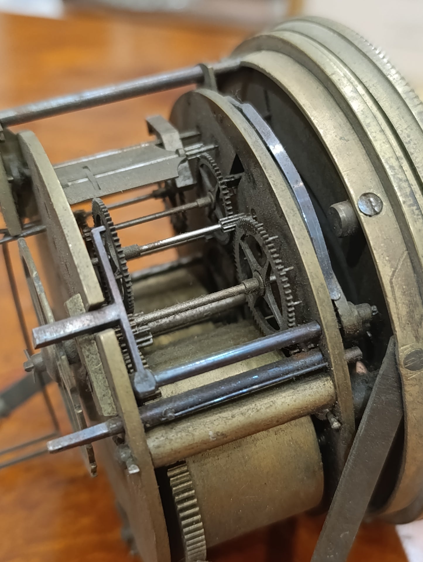 Mouvement de pendule Japy Frères Médaille d'Honneur avec cadran, aiguilles, lunette et verre – Complet – Pour restauration