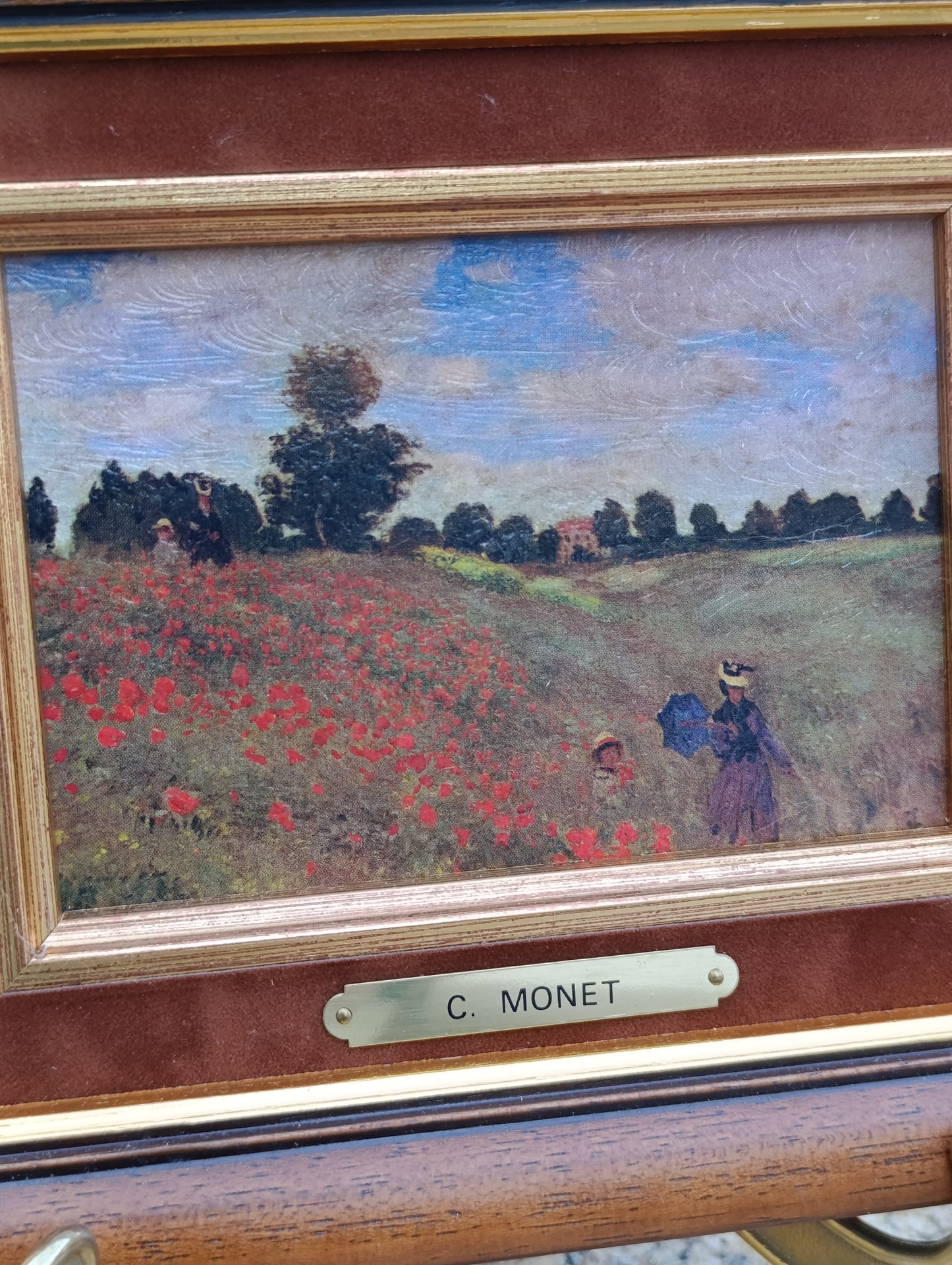 Tableau Claude Monet – Les Coquelicots – Reproduction encadrée