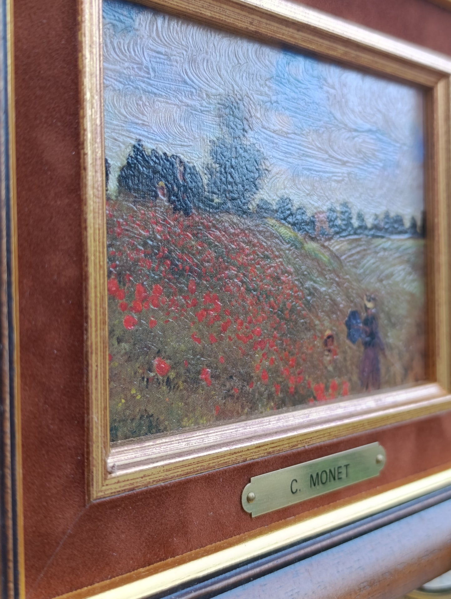 Tableau Claude Monet – Les Coquelicots – Reproduction encadrée