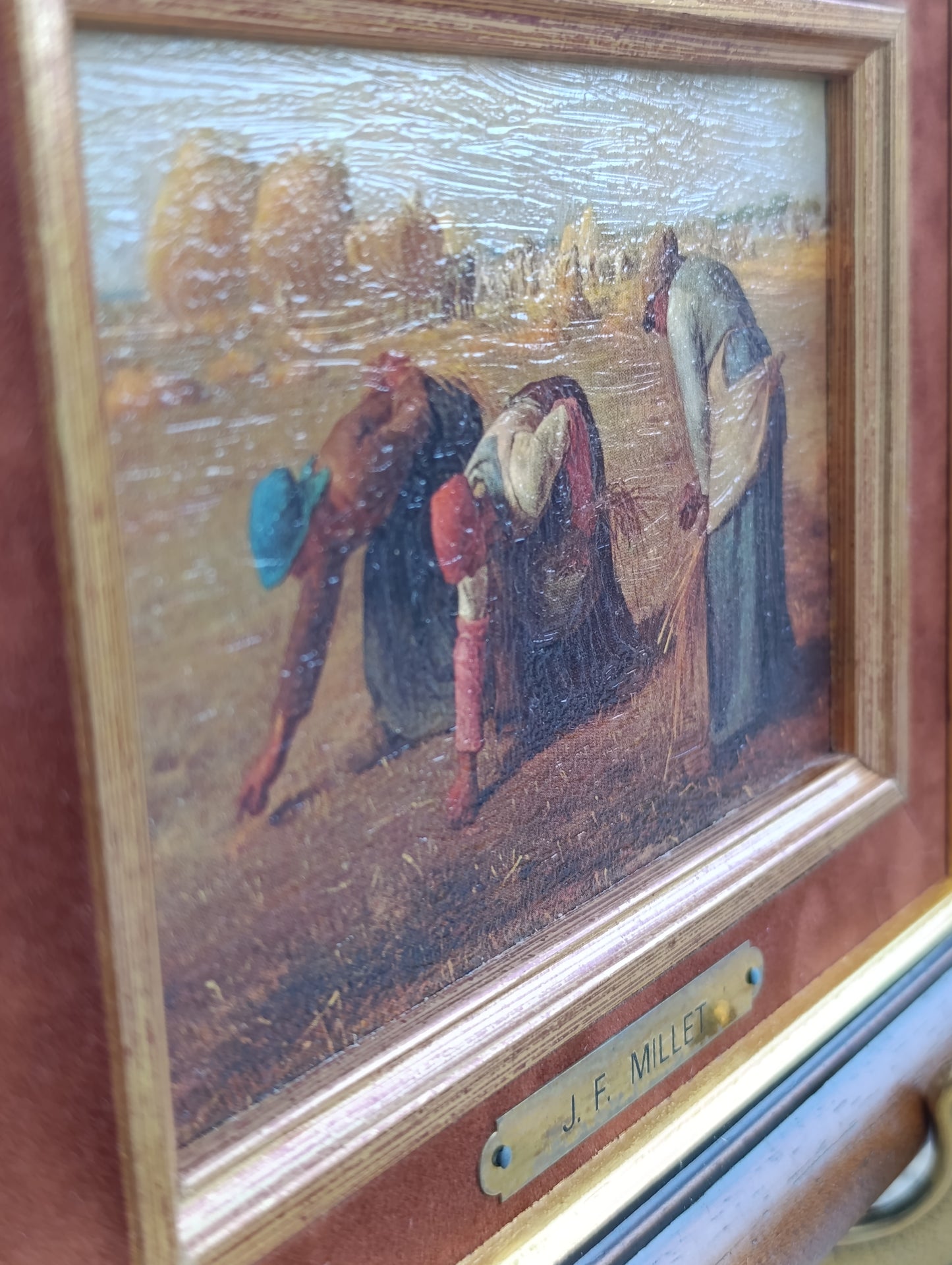 Tableau Jean-François Millet – Des glaneuses – Reproduction encadrée