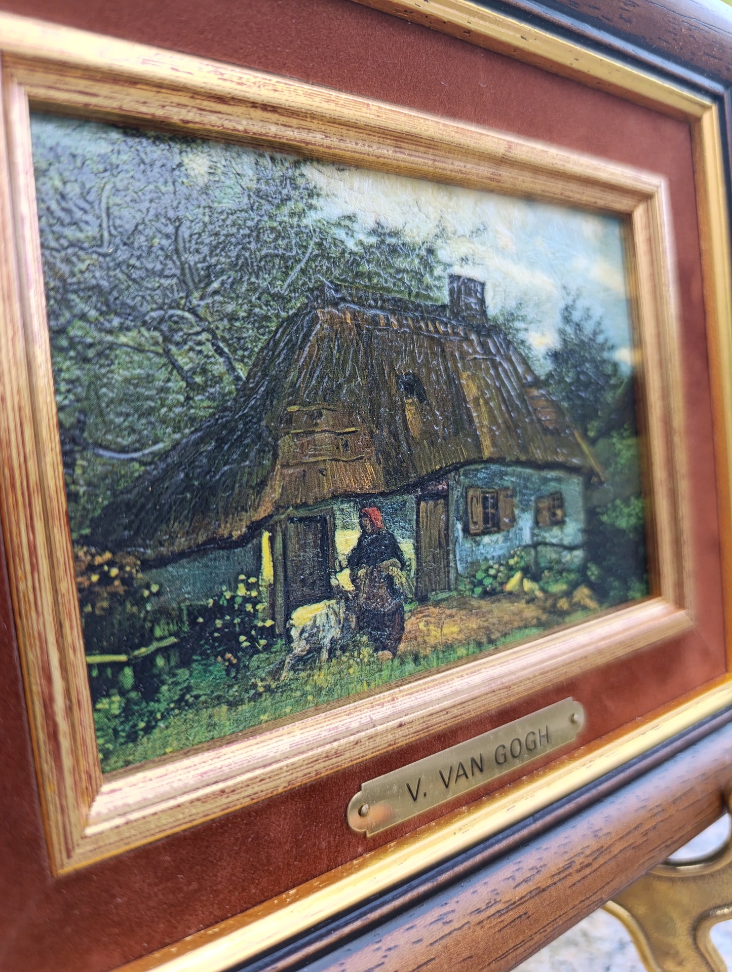 Tableau Vincent Van Gogh – La Chaumière – Reproduction encadrée