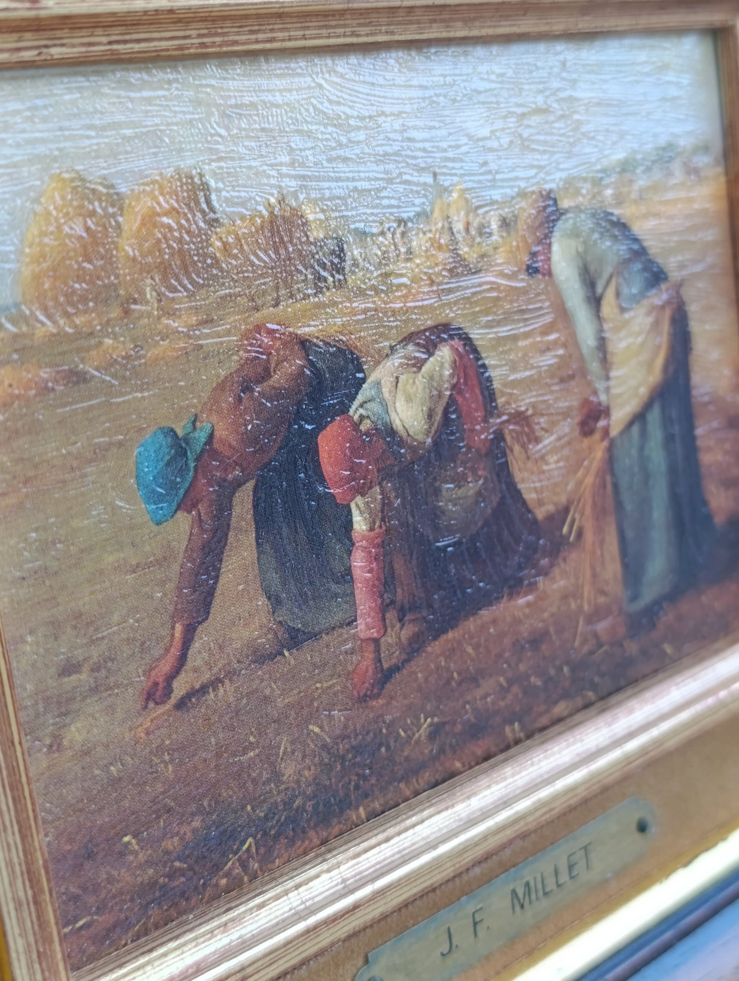Tableau Jean-François Millet – Les Glaneuses – Reproduction encadrée