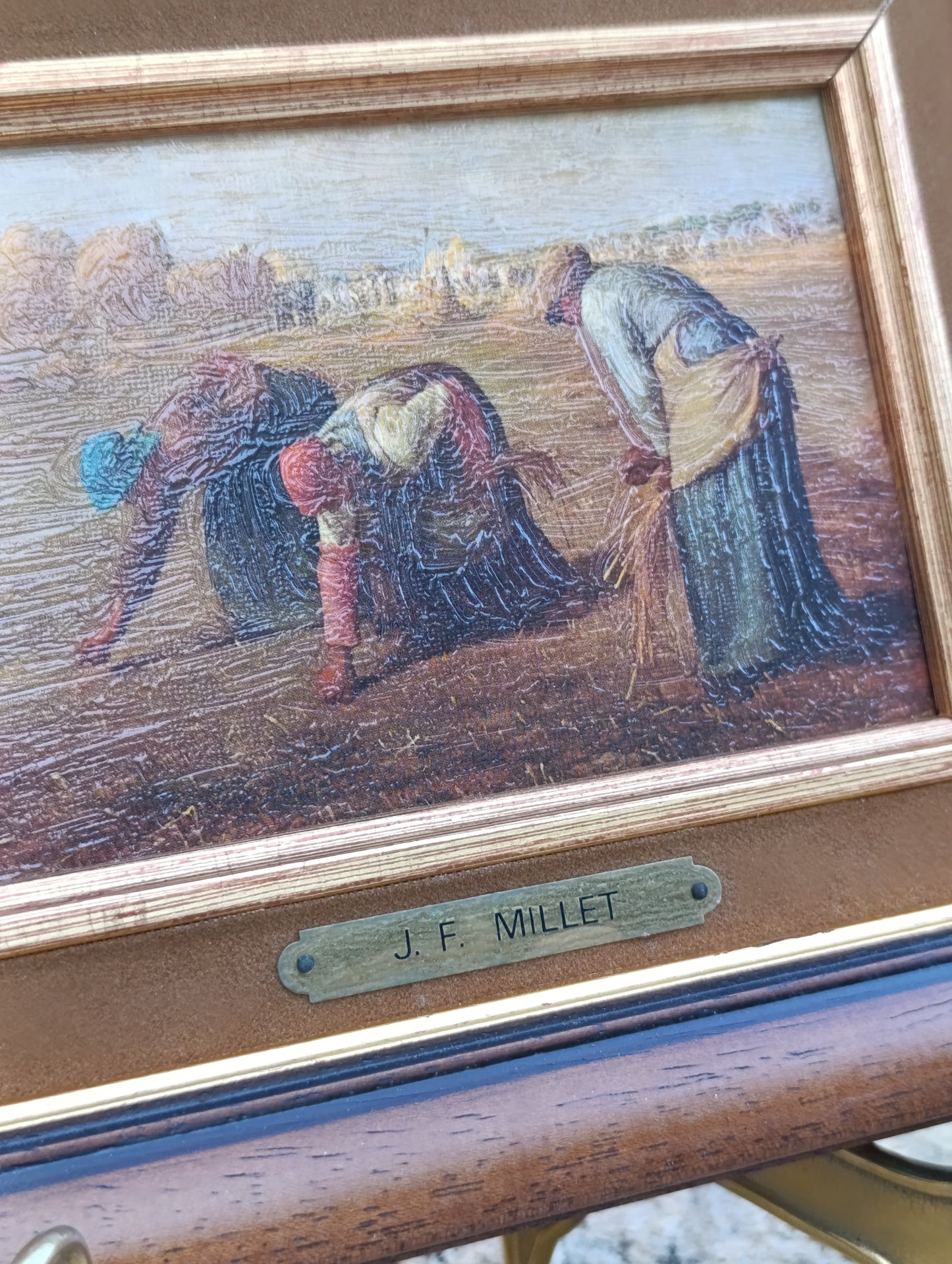 Tableau Jean-François Millet – Les Glaneuses – Reproduction encadrée