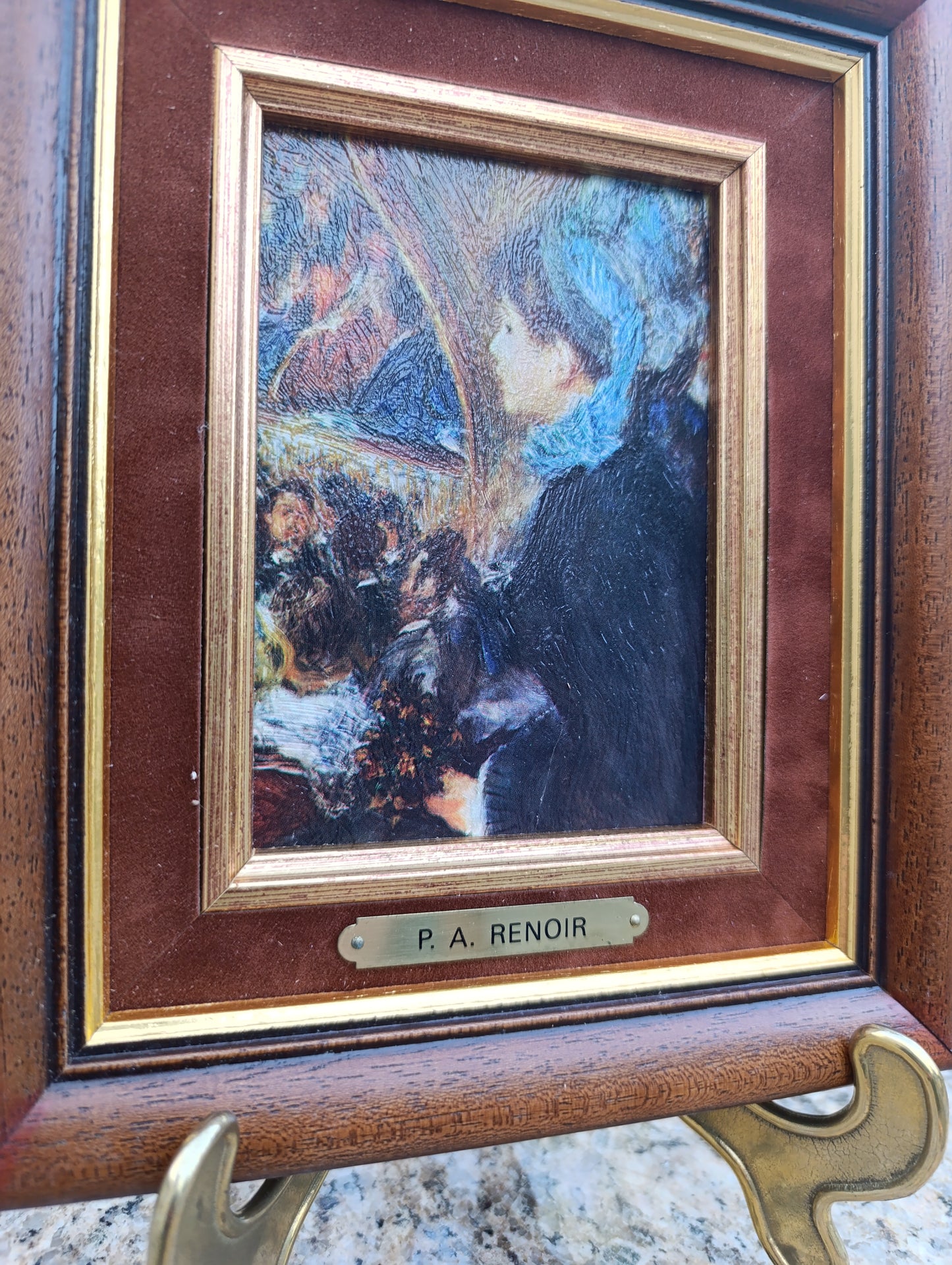 Pierre-Auguste Renoir – La Loge – Reproduction tableau impressionniste encadré