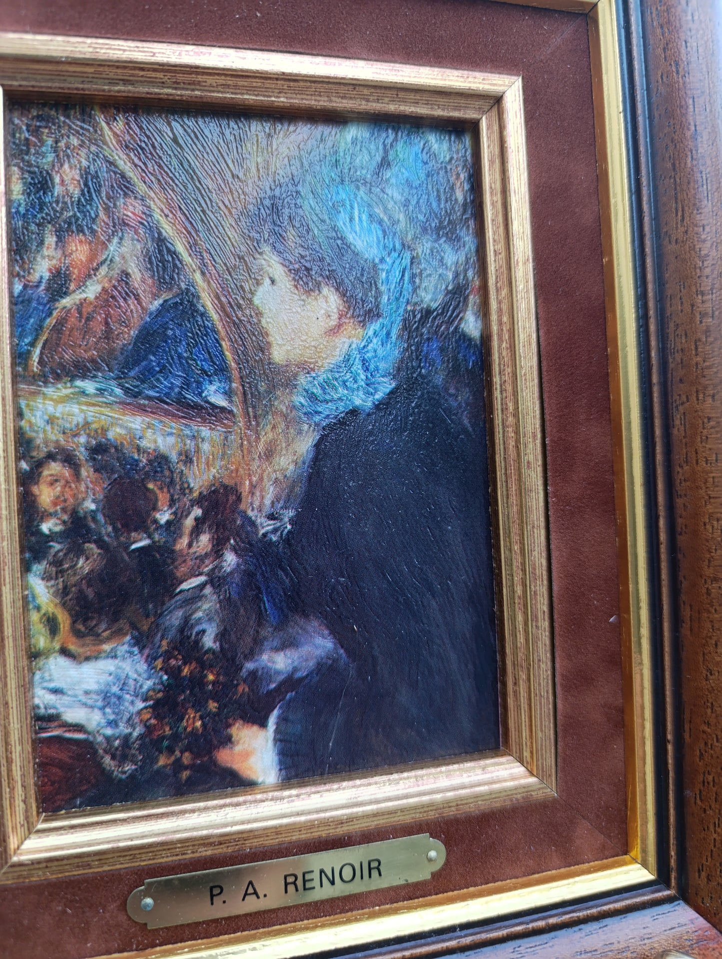 Pierre-Auguste Renoir – La Loge – Reproduction tableau impressionniste encadré