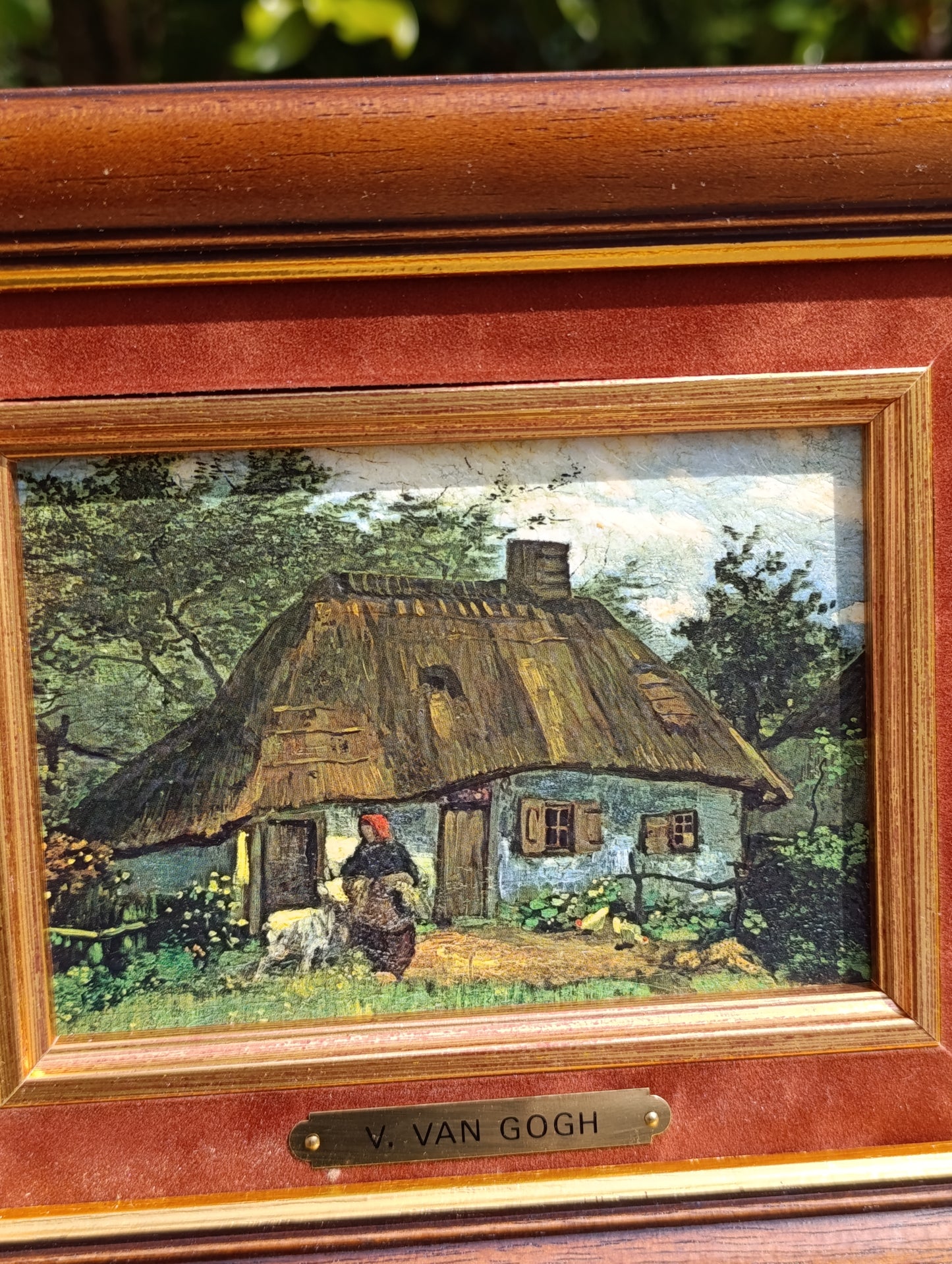Vincent Van Gogh – Chaumière – Reproduction encadrée vintage