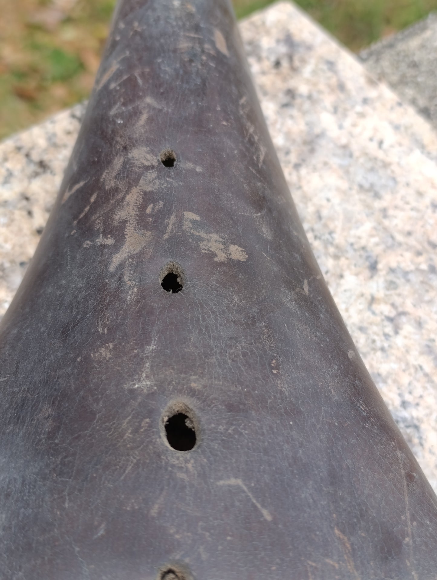 Ancienne selle de vélo en cuir Henri Gautier – bicyclette vintage cyclisme ancien