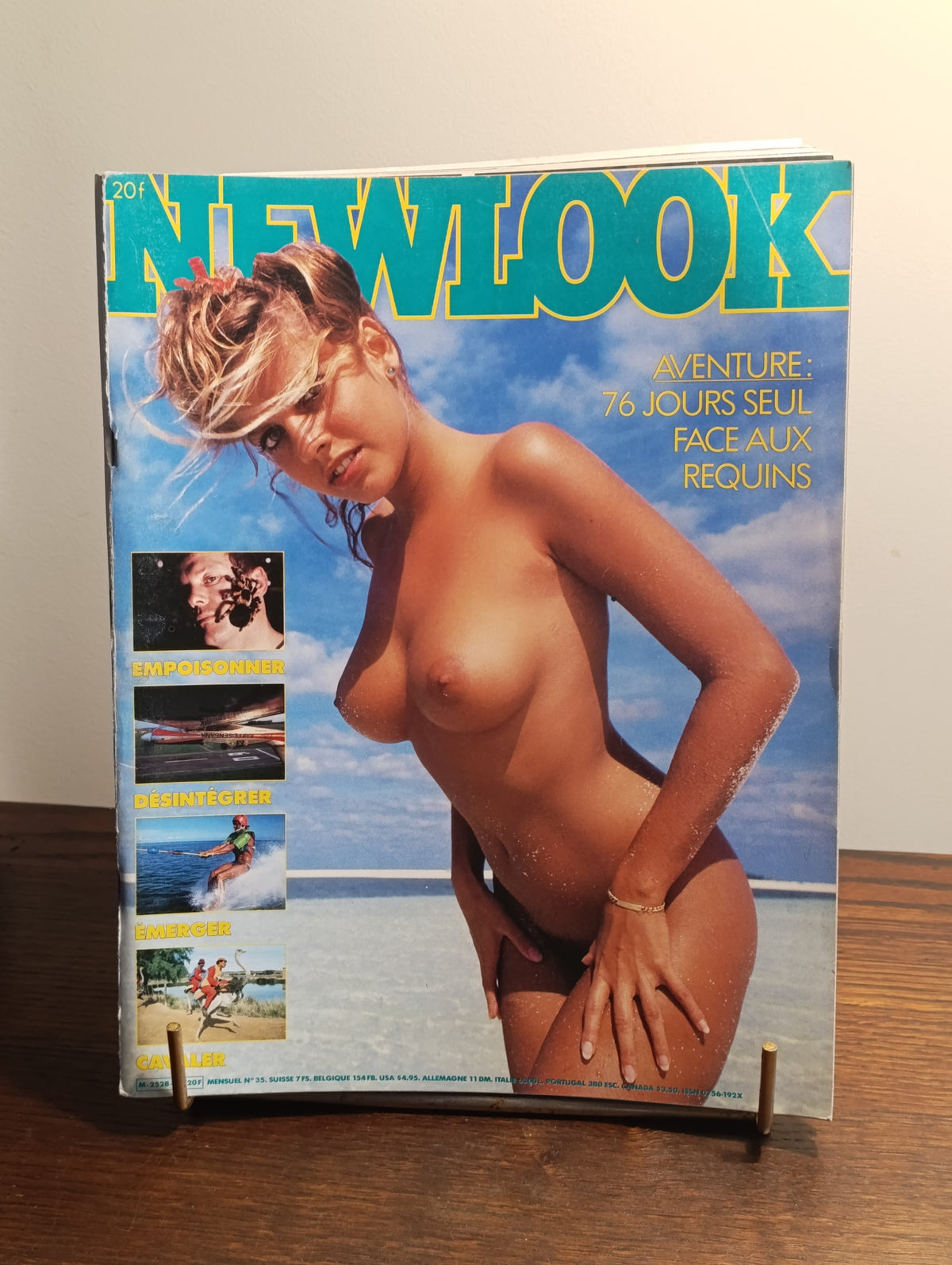 NEWLOOK N°35 – Magazine Vintage Années 80 – Charme Photographie Aventure Requins