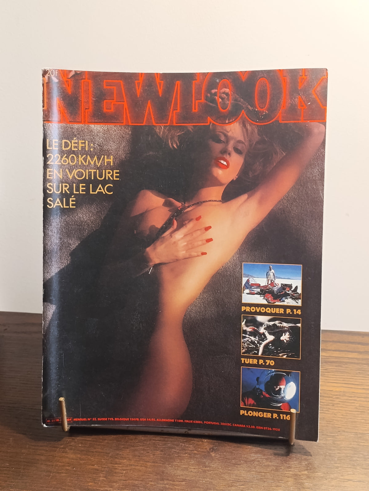 NEWLOOK N°32 – Magazine Vintage Années 90 – 2260 km/h sur le Lac Salé