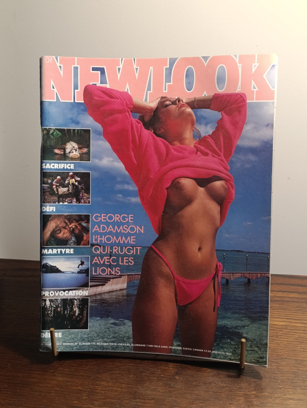 NEWLOOK N°31 – Magazine Vintage Années 90 – George Adamson L'Homme aux Lions