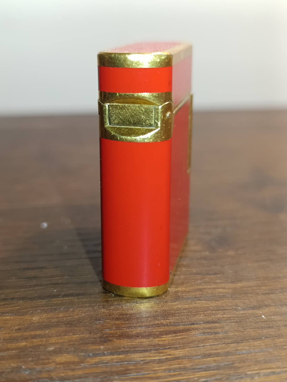 Briquet S.T. Dupont Paris Vintage – Laque de Chine Rouge – Doré – Made in France