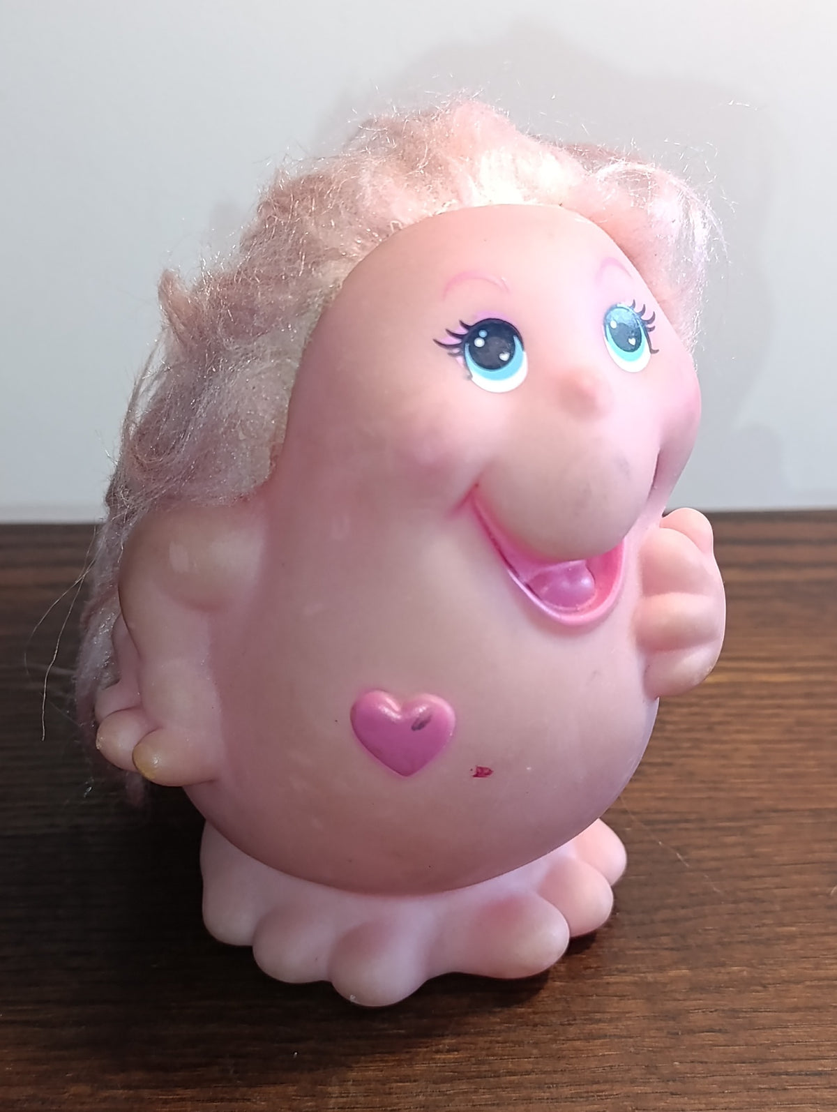 Snugglebumms rose vintage – personnage marqué 1984 – non testé