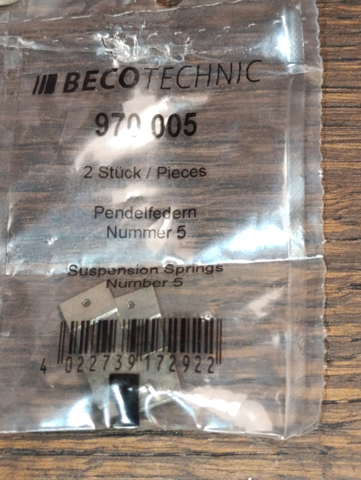 Lot de 2 suspensions de pendule Beco Technic n° 5 – 970 005