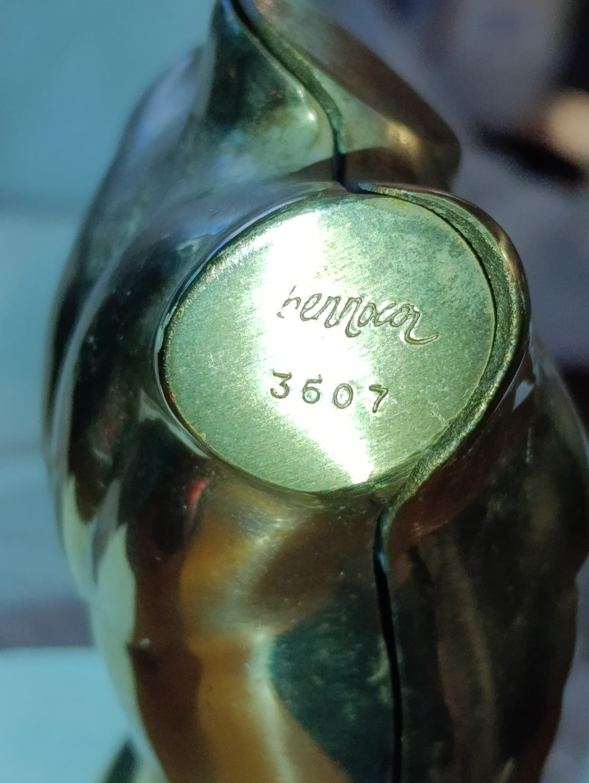Signature Berrocal et numéro gravé 3607