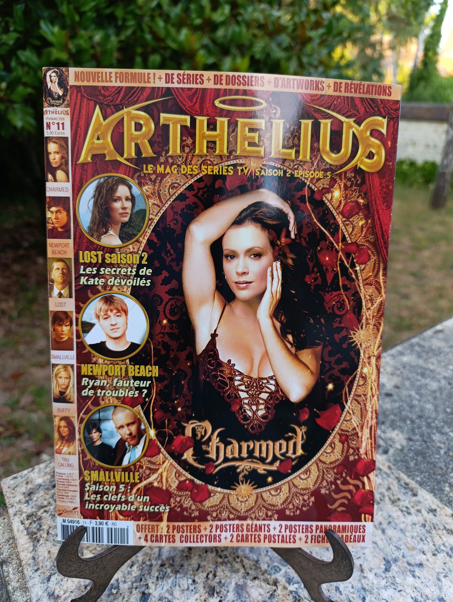 Arthelius Mag N°11 Février 2006 – Charmed, Lost, Smallville, Newport Beach – Magazine Collector