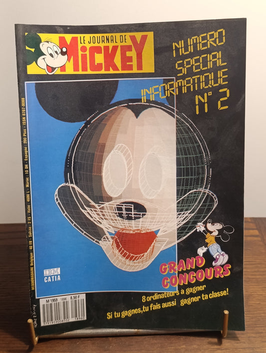 Le Journal de Mickey n°1896 – Spécial informatique n°2 – IBM CATIA