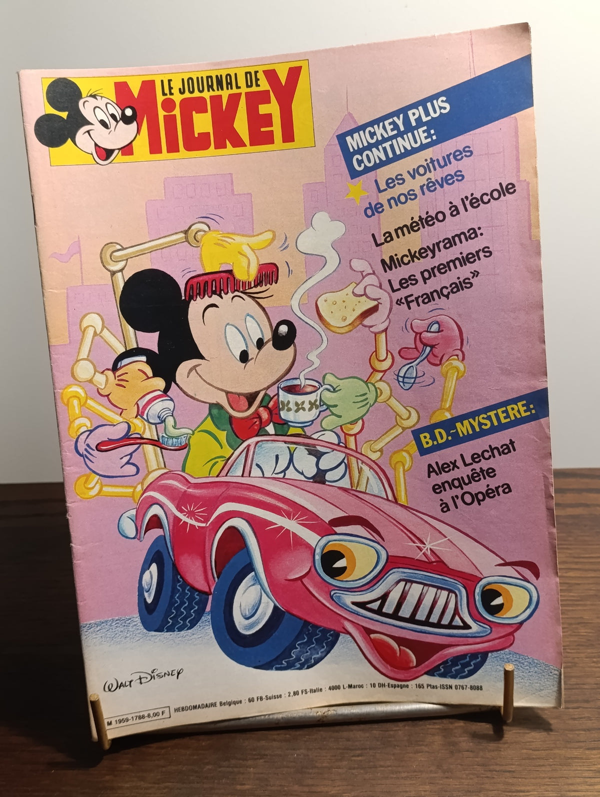 Le Journal de Mickey n°1788 – Les voitures de nos rêves
