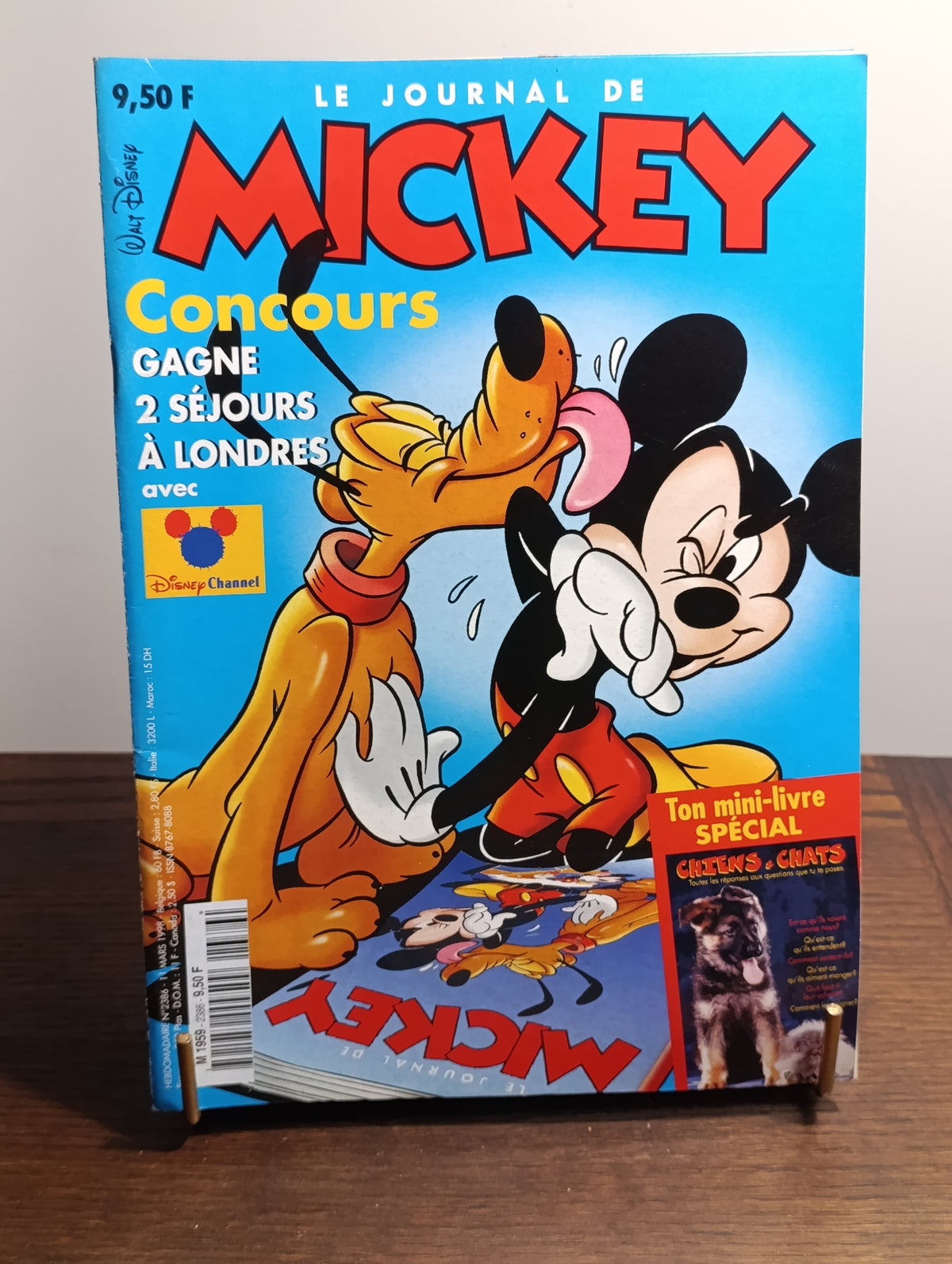 Le Journal de Mickey n°2386 – Mickey et Pluto – Chiens et chats — exemplaire BD104
