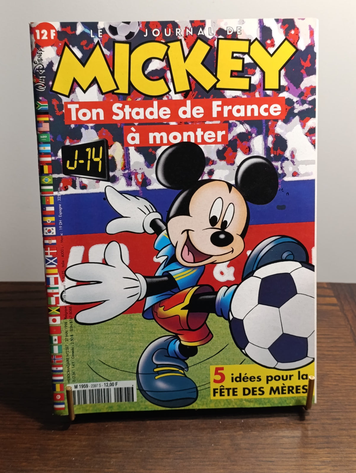 Le Journal de Mickey n°2397 – Stade de France – Coupe du monde 1998 — exemplaire BD105