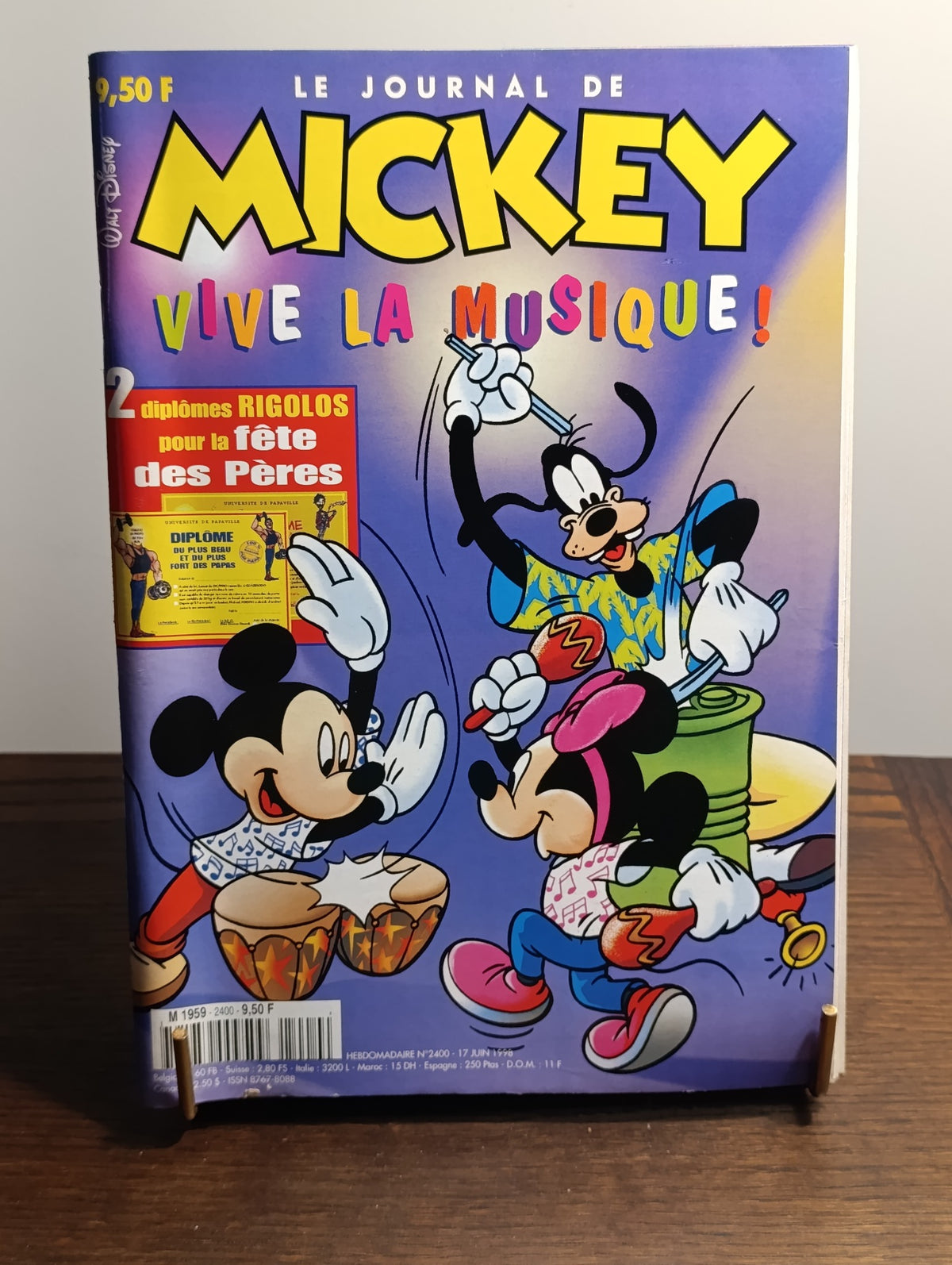 Le Journal de Mickey n°2400 – Vive la musique ! — exemplaire BD107