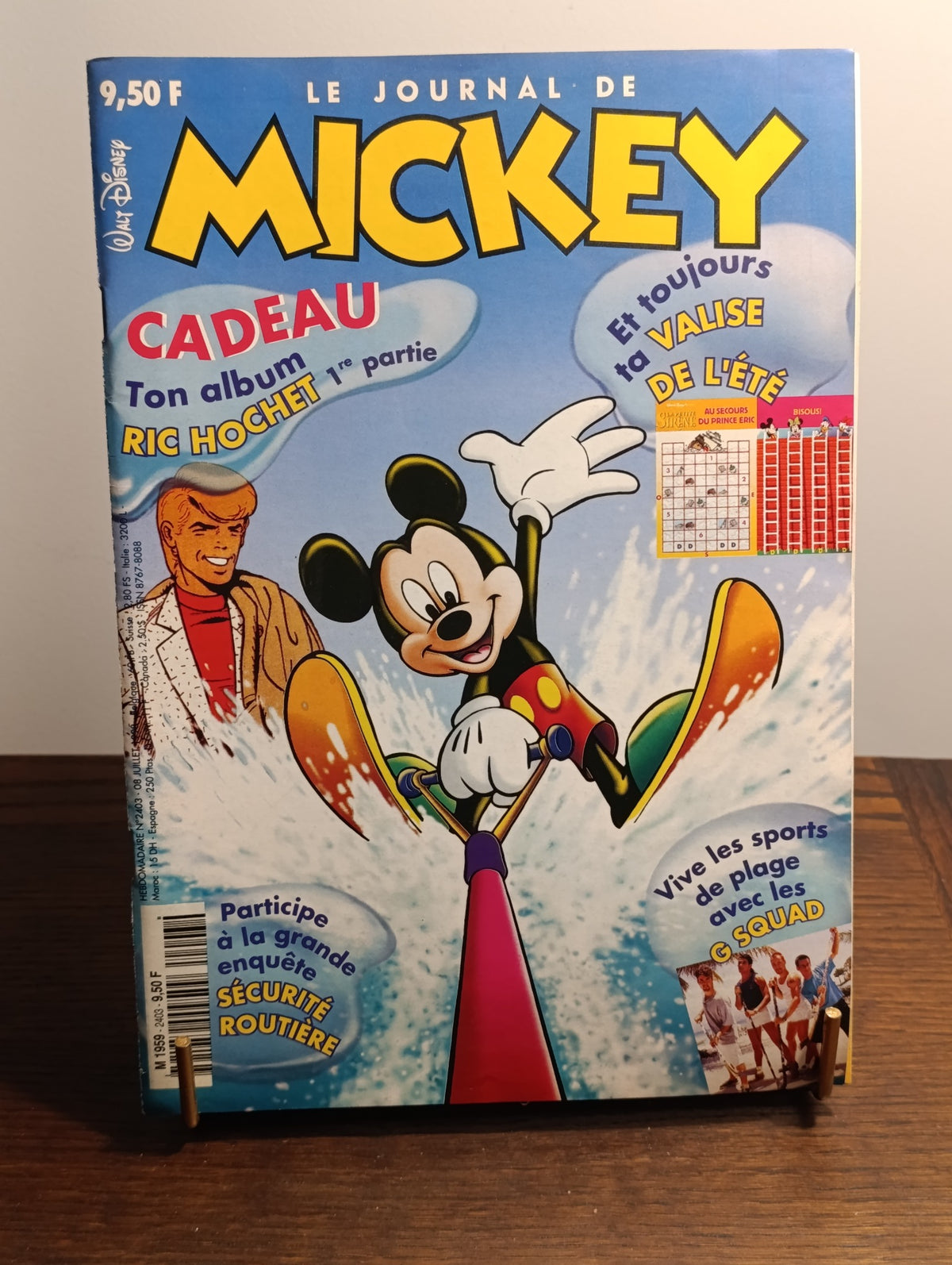 Le Journal de Mickey n°2403 – Sports de plage – Ric Hochet — exemplaire BD114