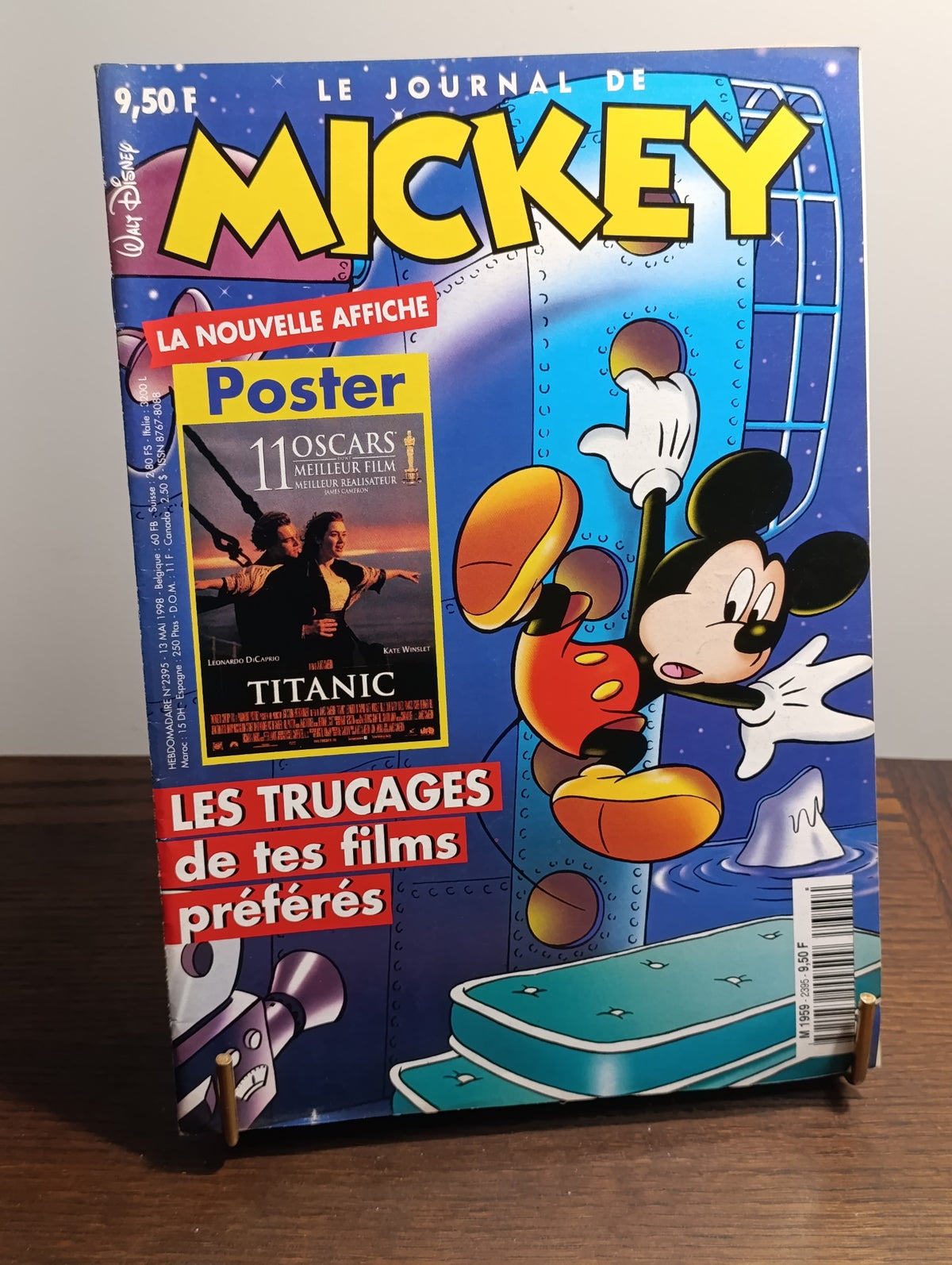 Le Journal de Mickey n°2395 – Les trucages de tes films préférés – Titanic — exemplaire BD117