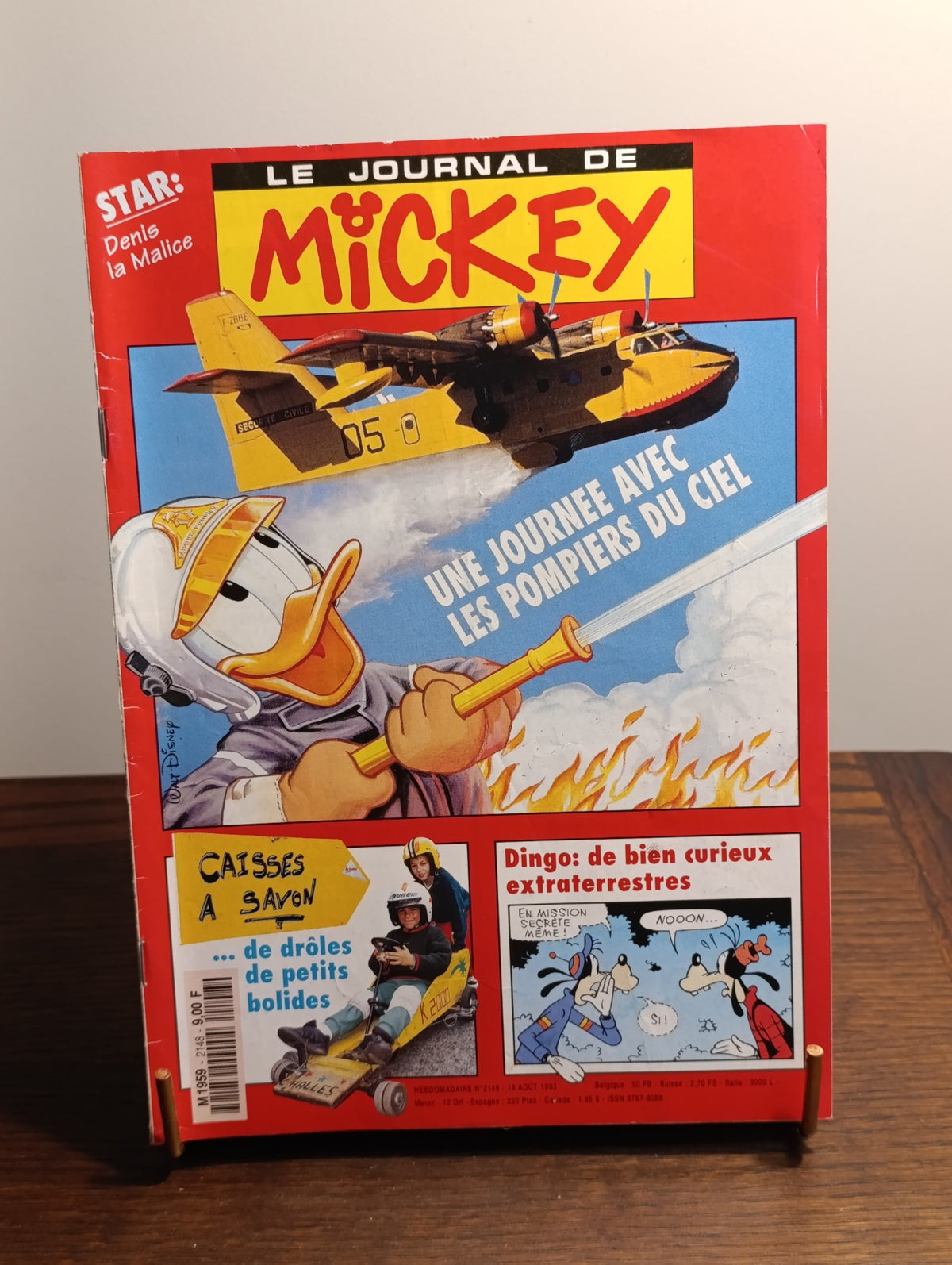 Le Journal de Mickey n°2148 – Une journée avec les pompiers du ciel — exemplaire BD121