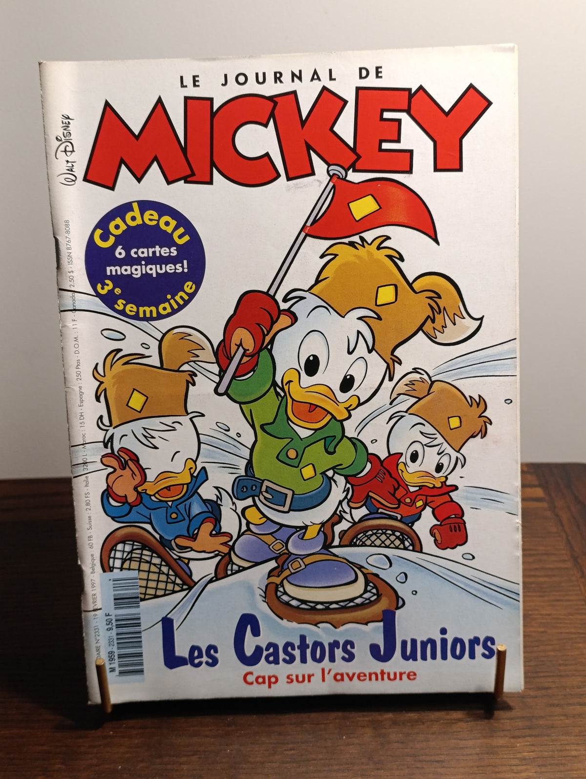 Le Journal de Mickey n°2331 – Les Castors Juniors – Cap sur l’aventure — exemplaire BD122