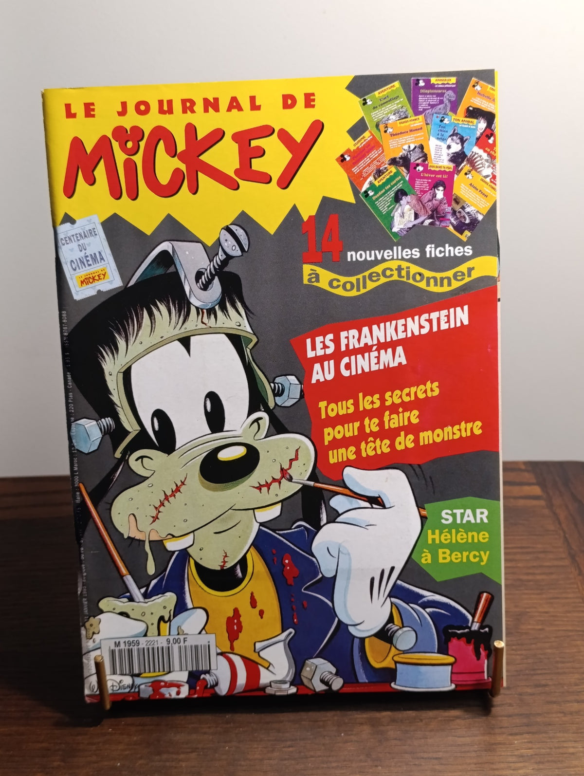 Le Journal de Mickey n°2221 – Les Frankenstein au cinéma – Hélène à Bercy — exemplaire BD125