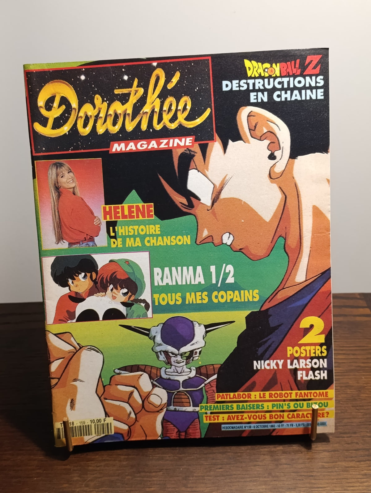 Dorothée Magazine n°159 — Dragon Ball Z — Ranma 1/2 — 1992