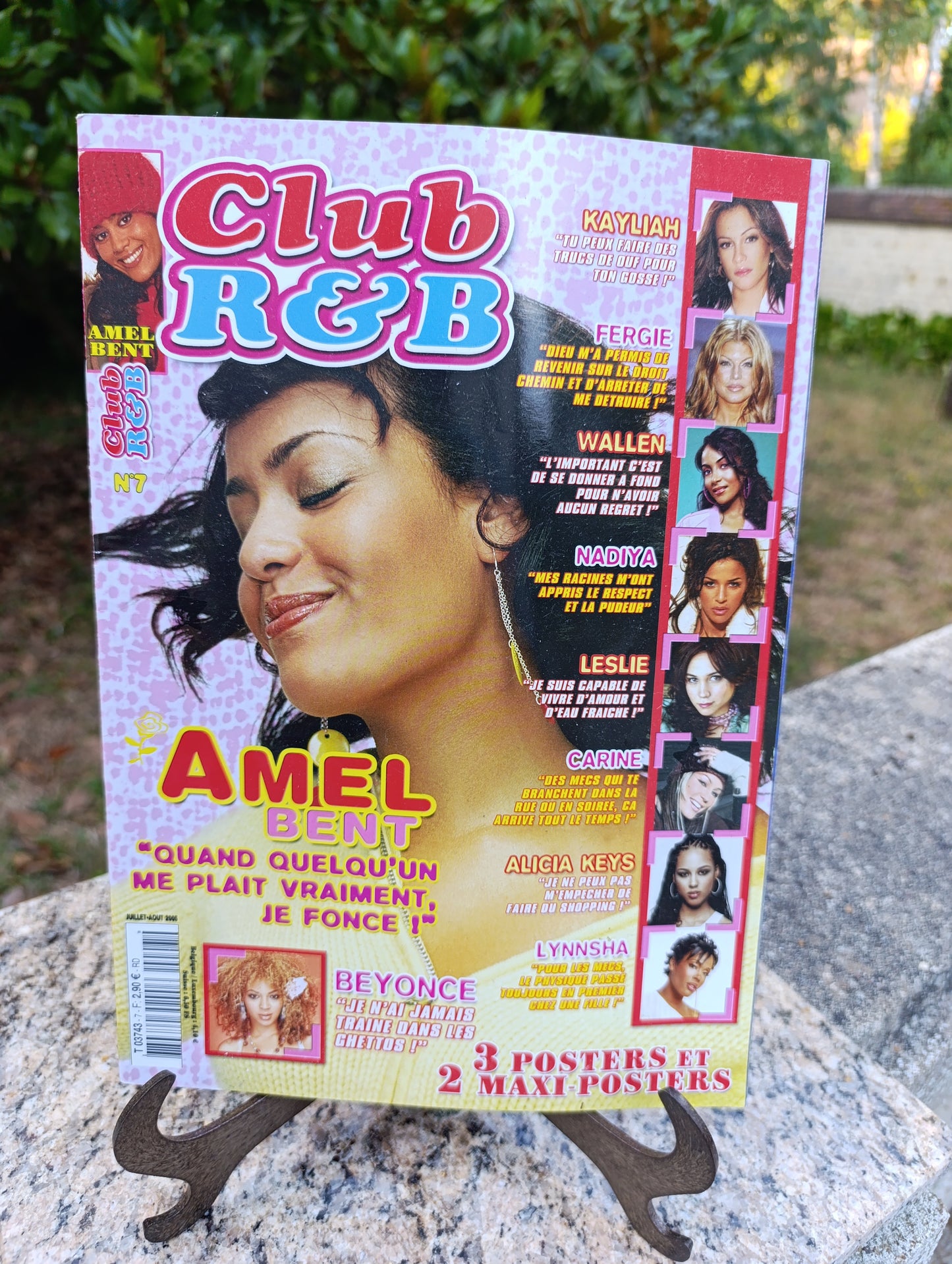 Club R&B n°7 Juillet/Août 2005 – Amel Bent, Alicia Keys, Beyoncé, Wallen, Leslie