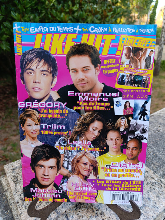 Like Hit! Magazine – Grégory, Emmanuel Moire, Leslie, Hilary Duff – Septembre 2005