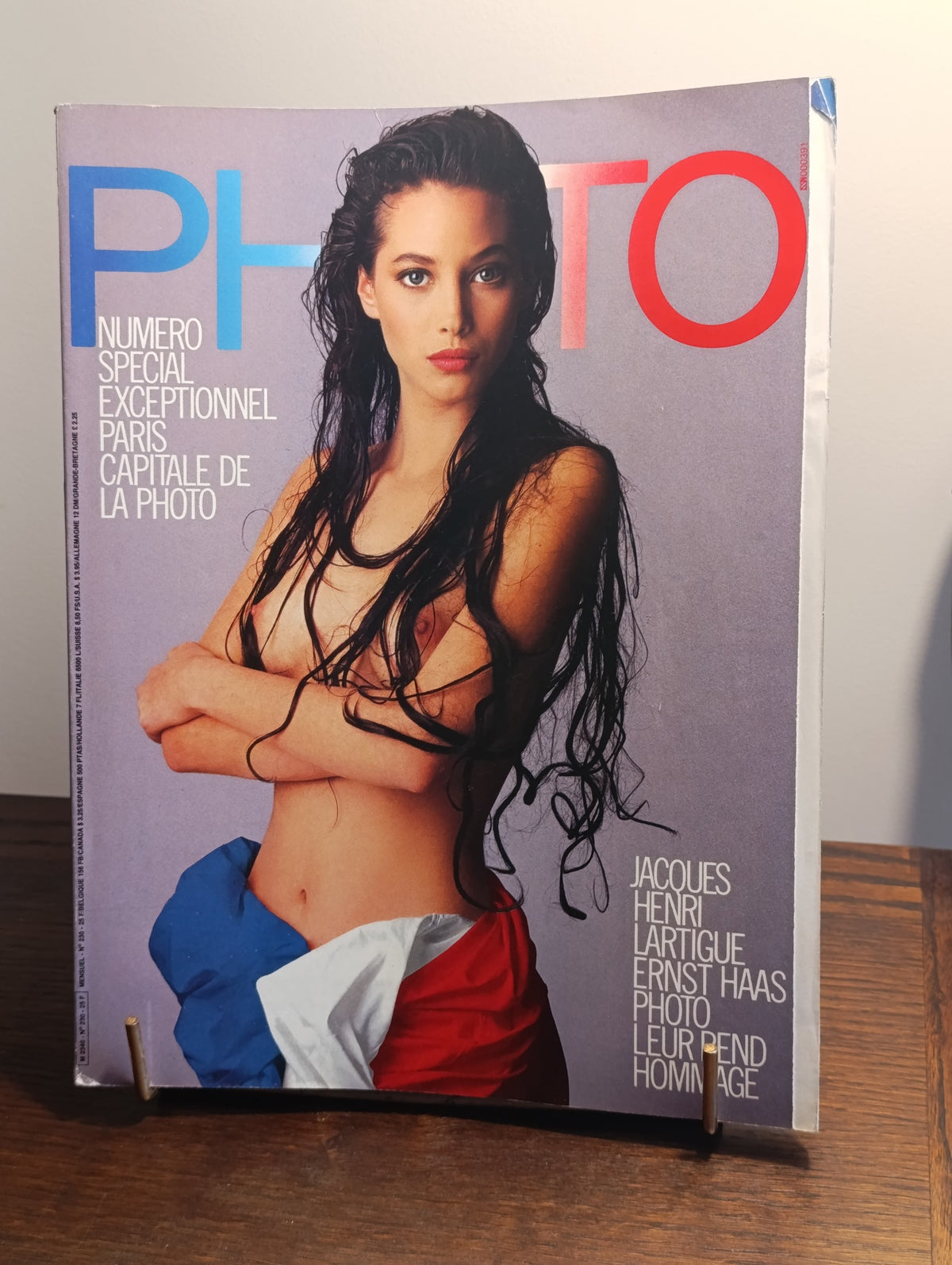 Couverture du magazine PHOTO numéro 230, Paris capitale de la photo
