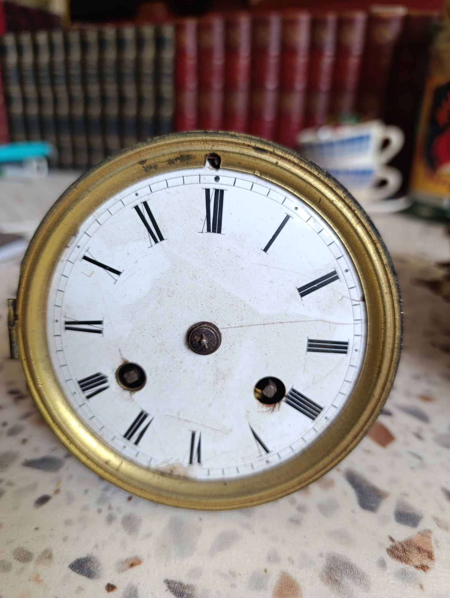 Mécanisme de pendule ancienne à sonnerie – Pour restauration ou pièces – XIXe siècle