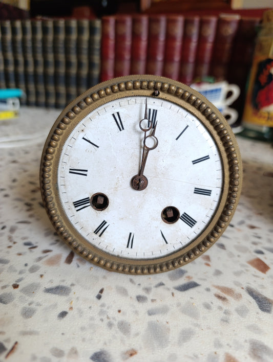 Mécanisme de pendule ancienne Japy Frères – Médaille d'Honneur 1855 – Pour restauration
