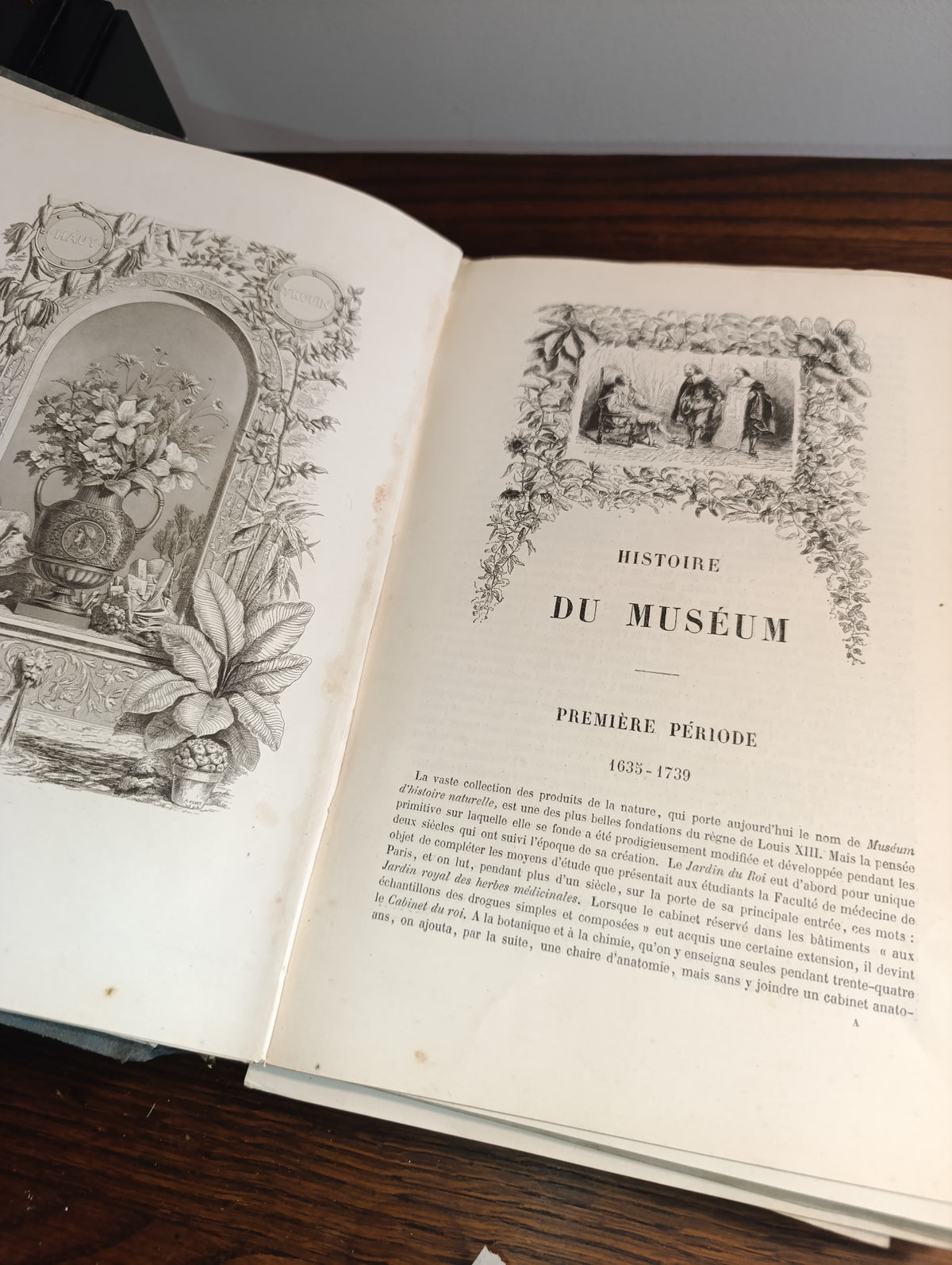Le Muséum d’histoire naturelle — Cap, Curmer 1854 — exemplaire photographié
