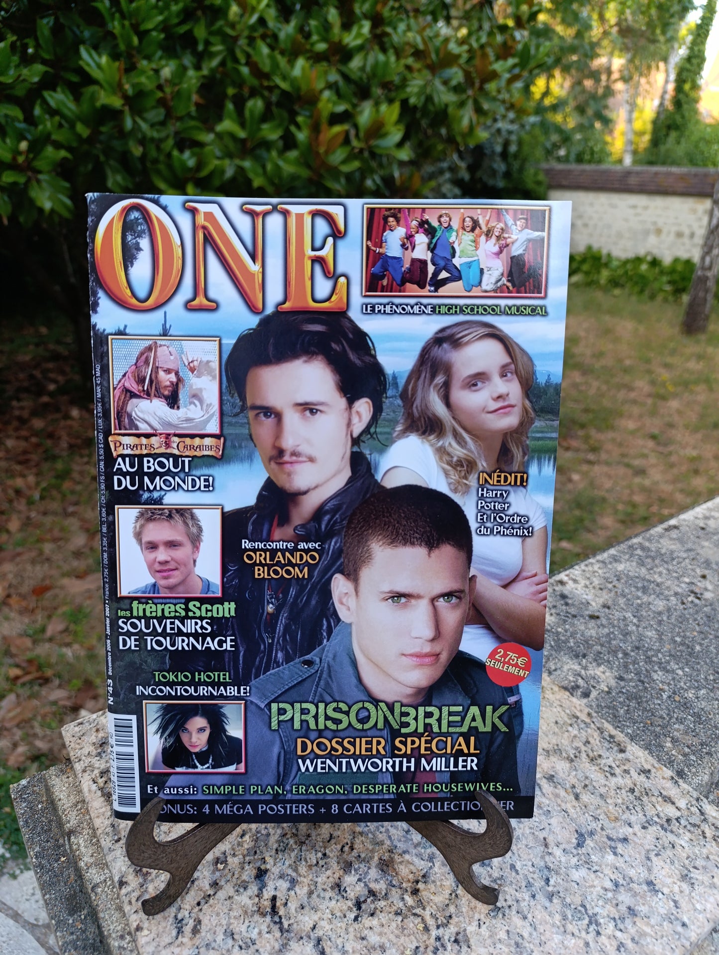 One Mag N°43 Décembre 2006 – Prison Break, Orlando Bloom, Harry Potter, High School Musical – Magazine Collector