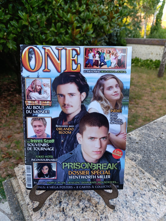 One Mag N°43 Décembre 2006 – Prison Break, Orlando Bloom, Harry Potter, High School Musical – Magazine Collector
