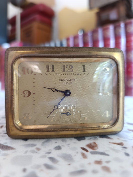 Réveil Bayard Luxe mécanique ancien silencieux – Fabrication française