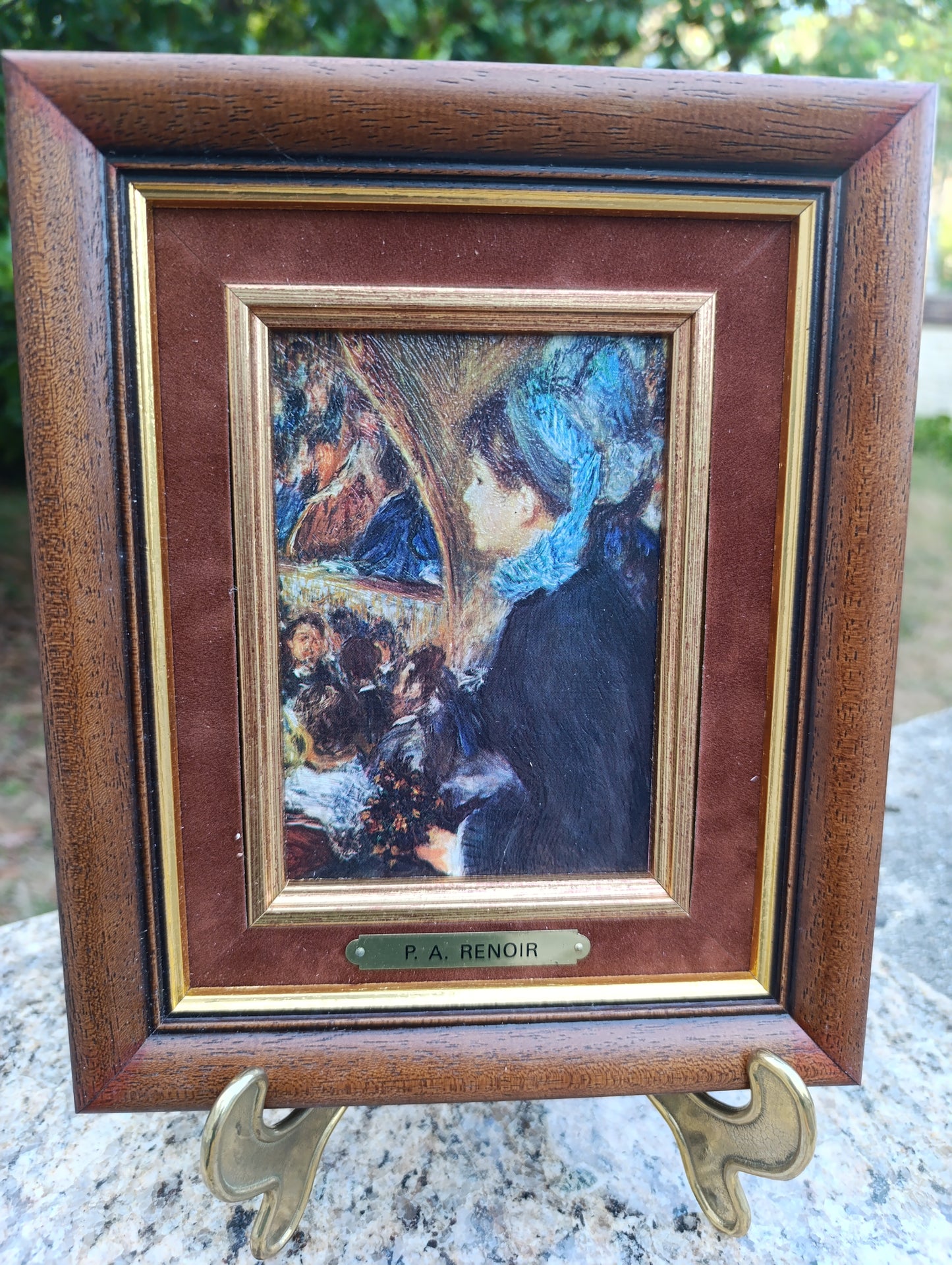 Pierre-Auguste Renoir – La Loge – Reproduction tableau impressionniste encadré