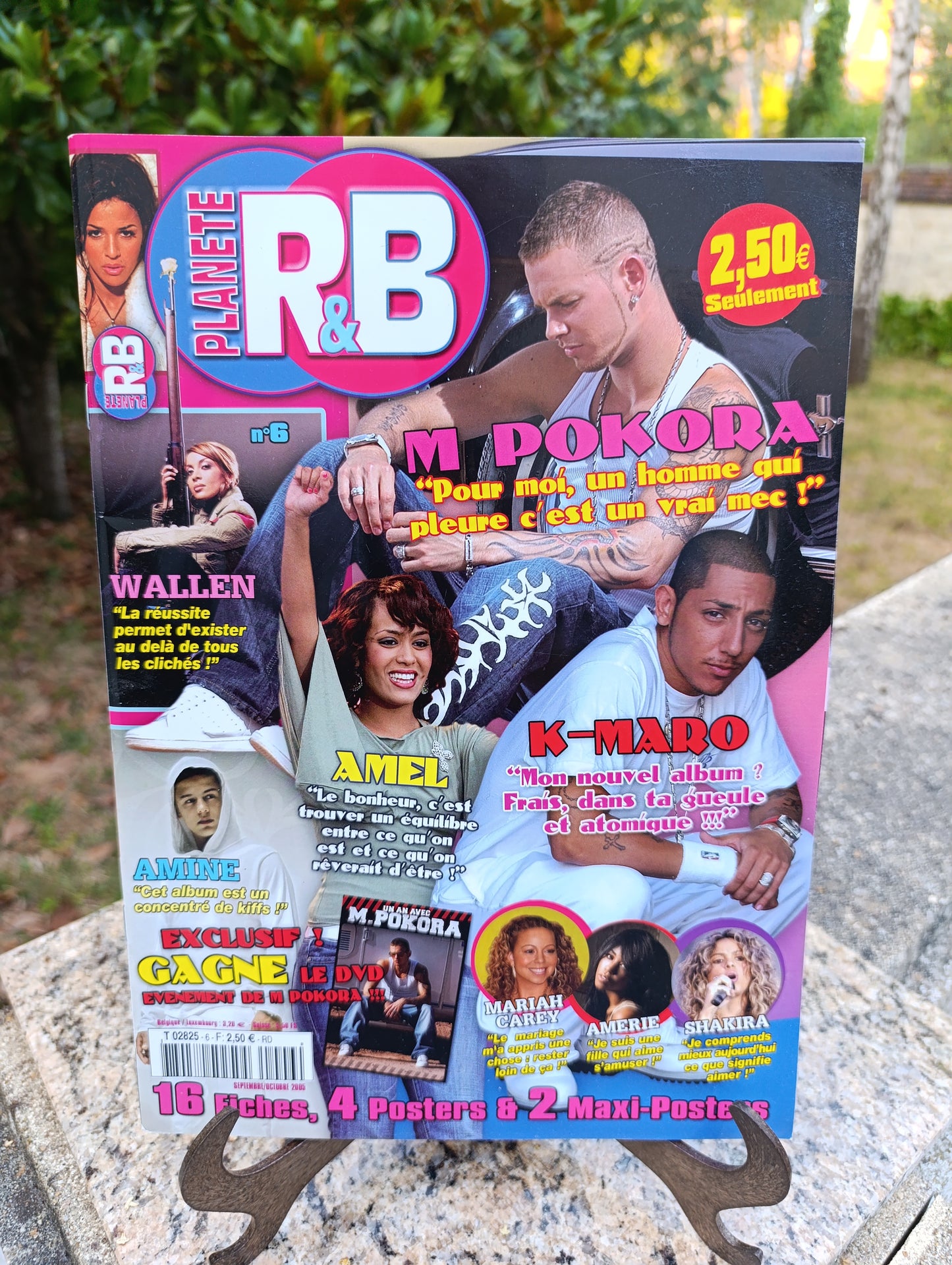 Planète R&B N°6 M. Pokora, K-Maro, Wallen – Magazine Collector Septembre/Octobre 2005