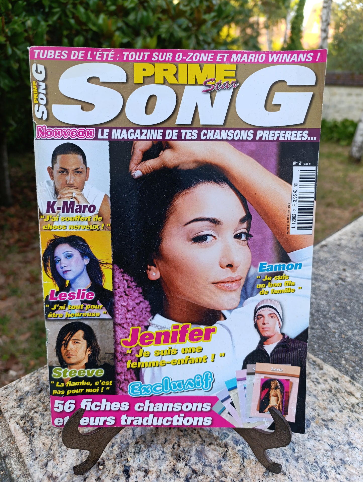 Magazine Prime Song Star n°2 – Jenifer, K-Maro, Leslie, Steeve, Eamon – 56 fiches chansons