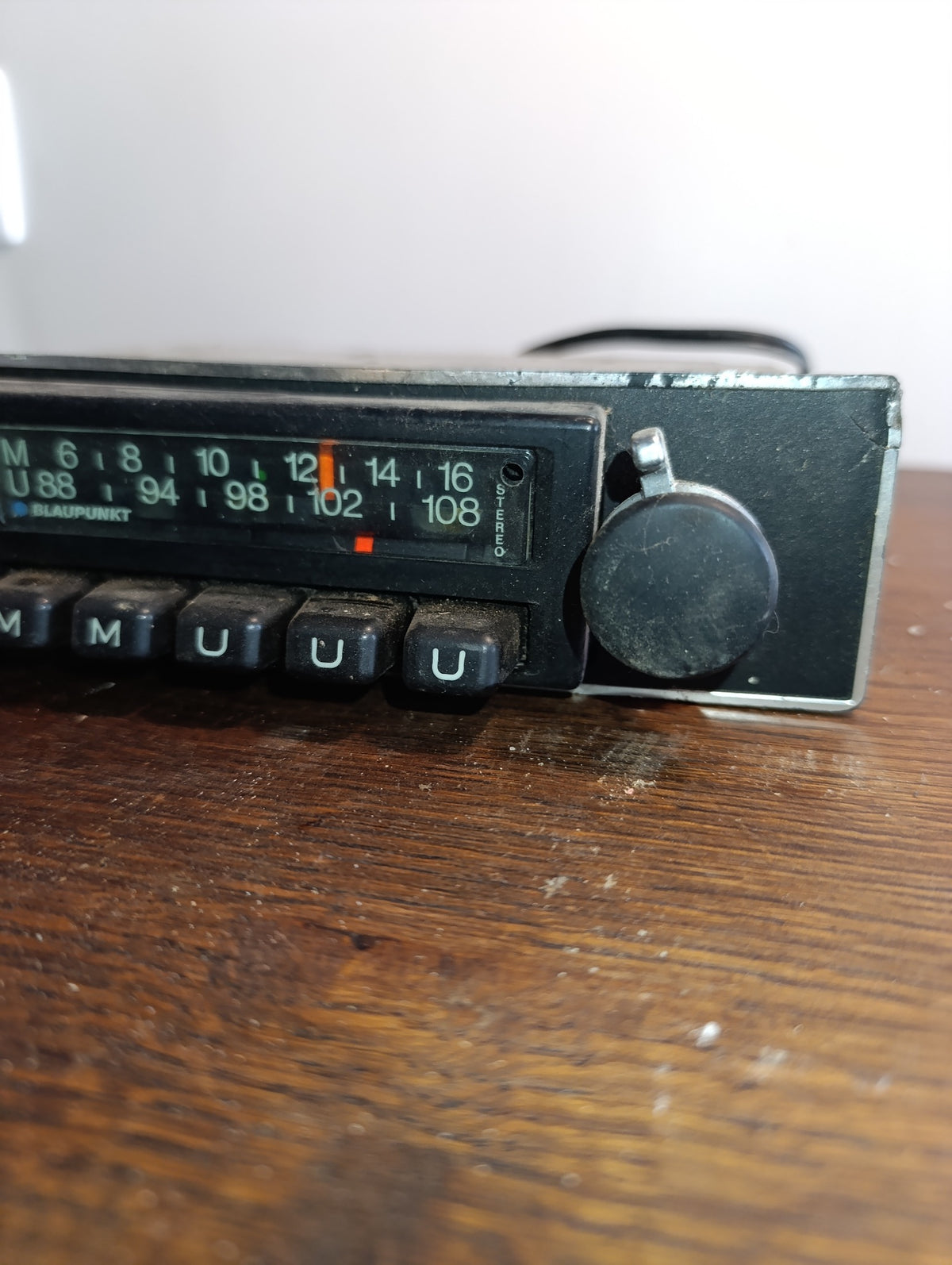 Autoradio ancien Blaupunkt Stereo à touches – non testé