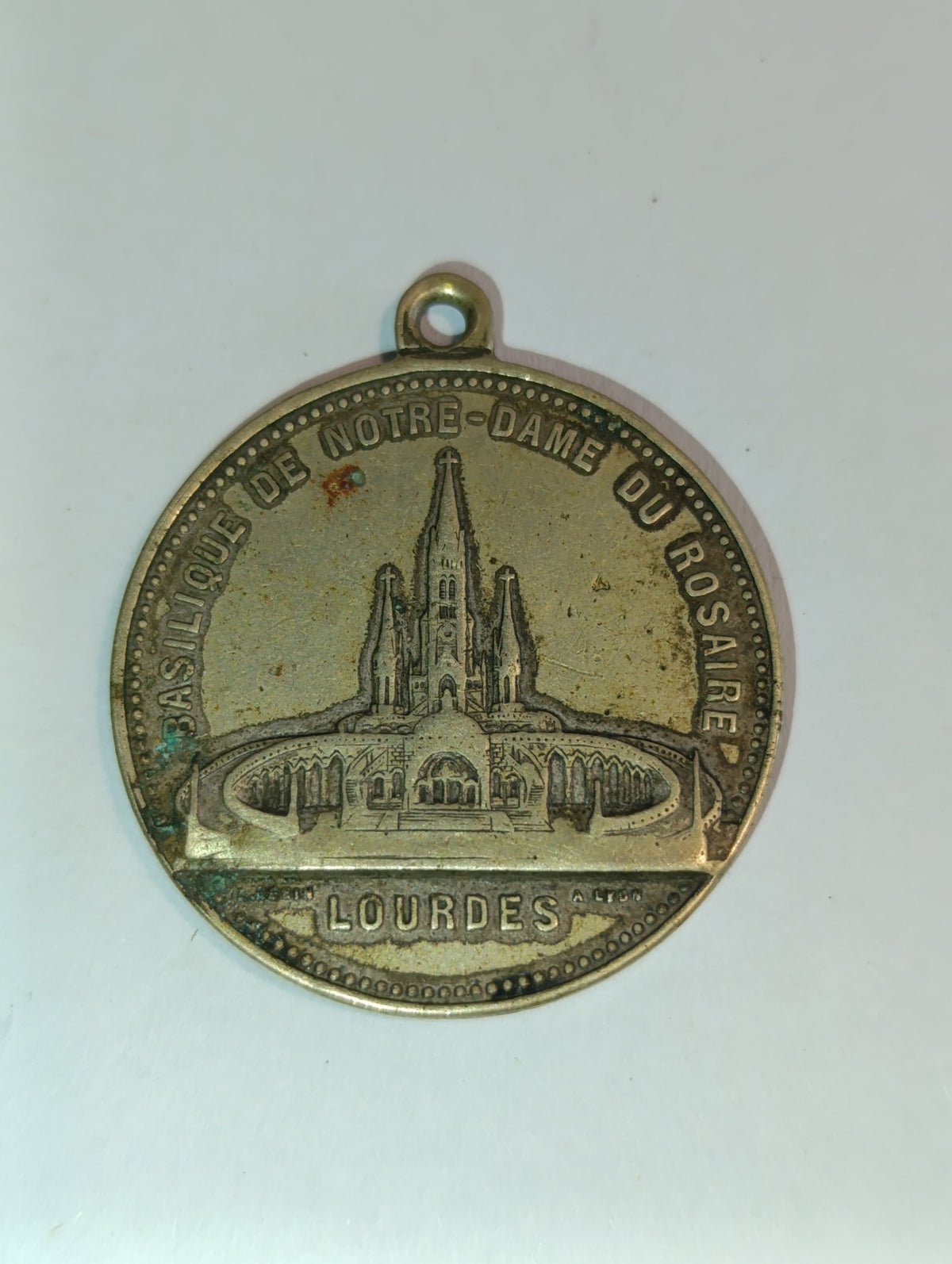 Médaille de Lourdes – Immaculée Conception et basilique du Rosaire