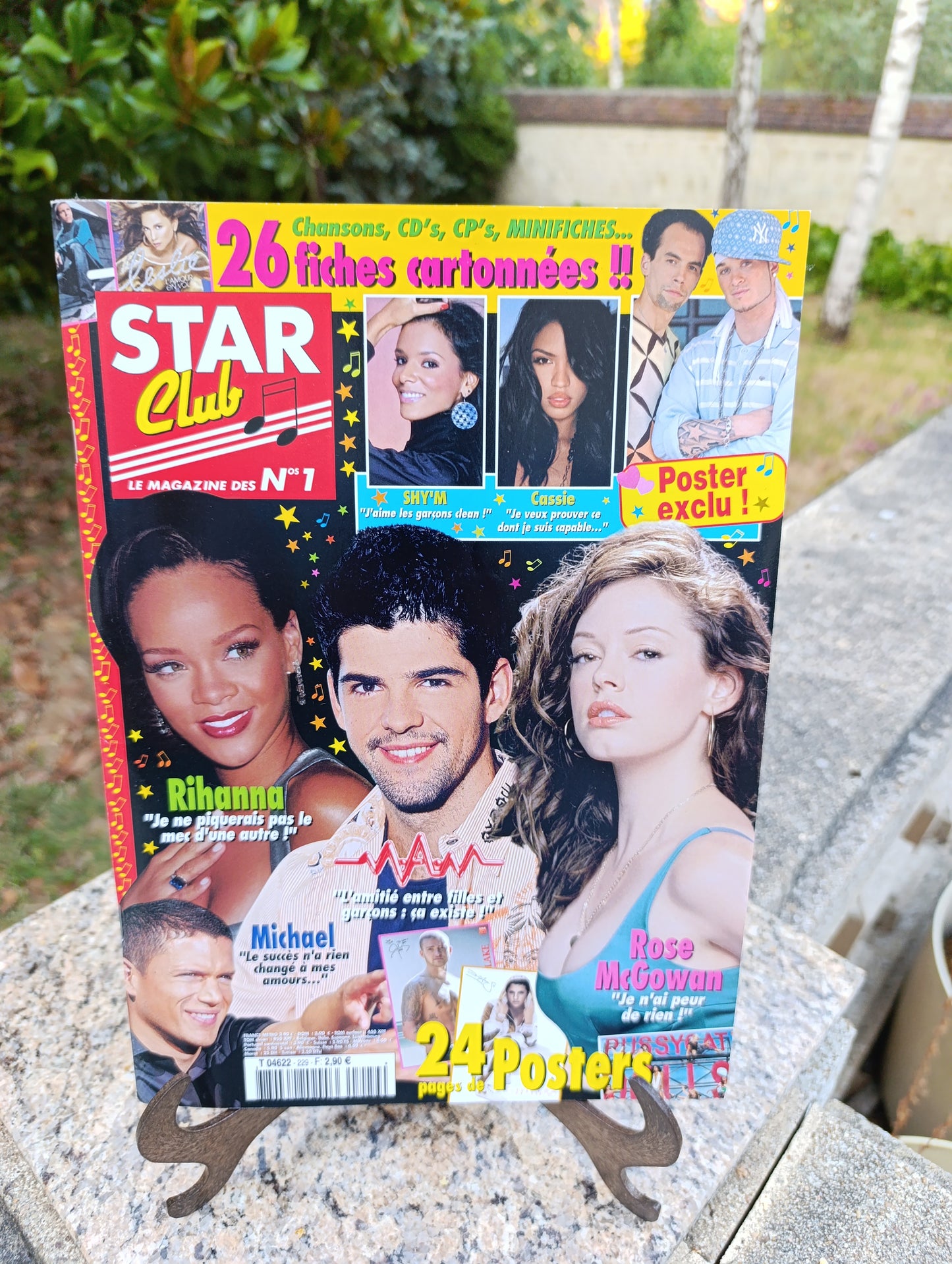 Star Club Magazine Rihanna, M. Pokora, Rose McGowan, Shy'm & Cassie – Édition 2006 – 24 pages de posters