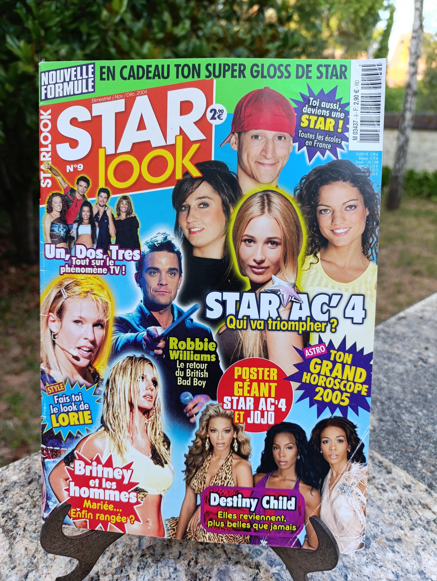 Magazine Star Look n°9 – Star Academy 4, Robbie Williams, Britney Spears, Lorie – Novembre/Décembre 2004