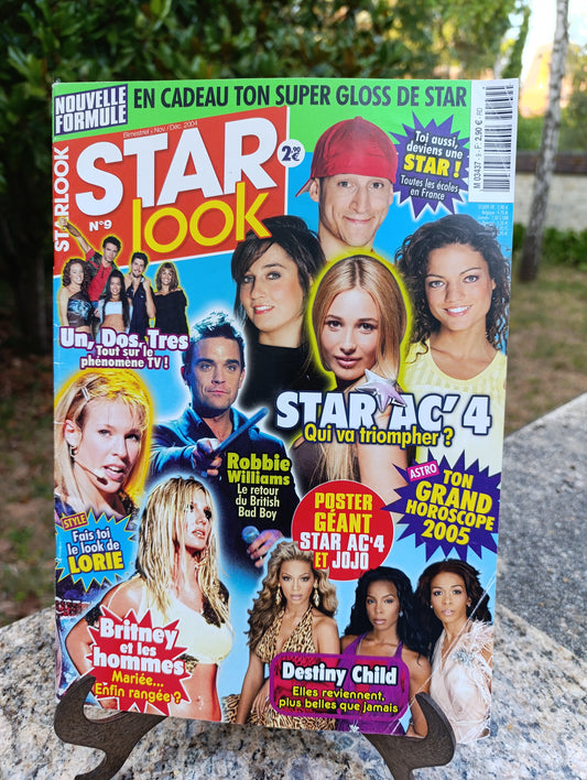 Magazine Star Look n°9 – Star Academy 4, Robbie Williams, Britney Spears, Lorie – Novembre/Décembre 2004