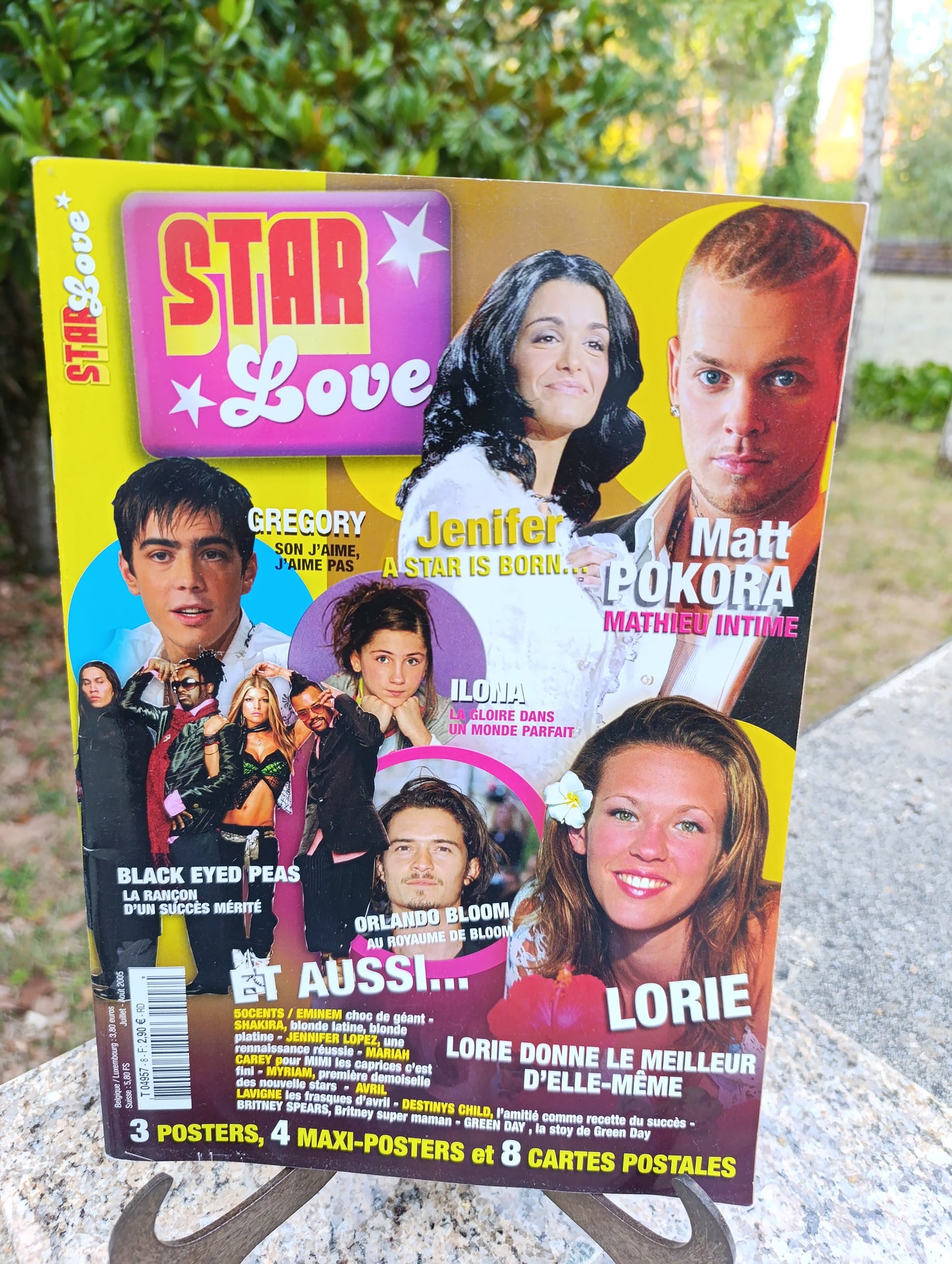Star Love – Août 2005 – Jenifer, Matt Pokora, Lorie, Grégory Lemarchal – Magazine