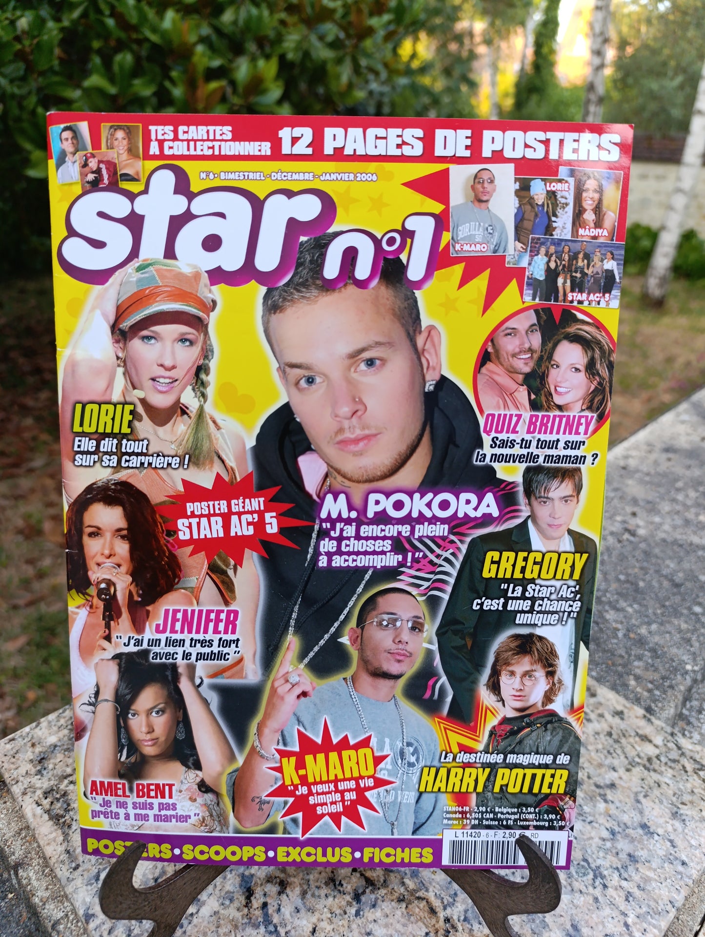 Star N°1 Décembre-Janvier 2006 – M. Pokora, Lorie, Jenifer, Harry Potter, Star Academy – Magazine Collector
