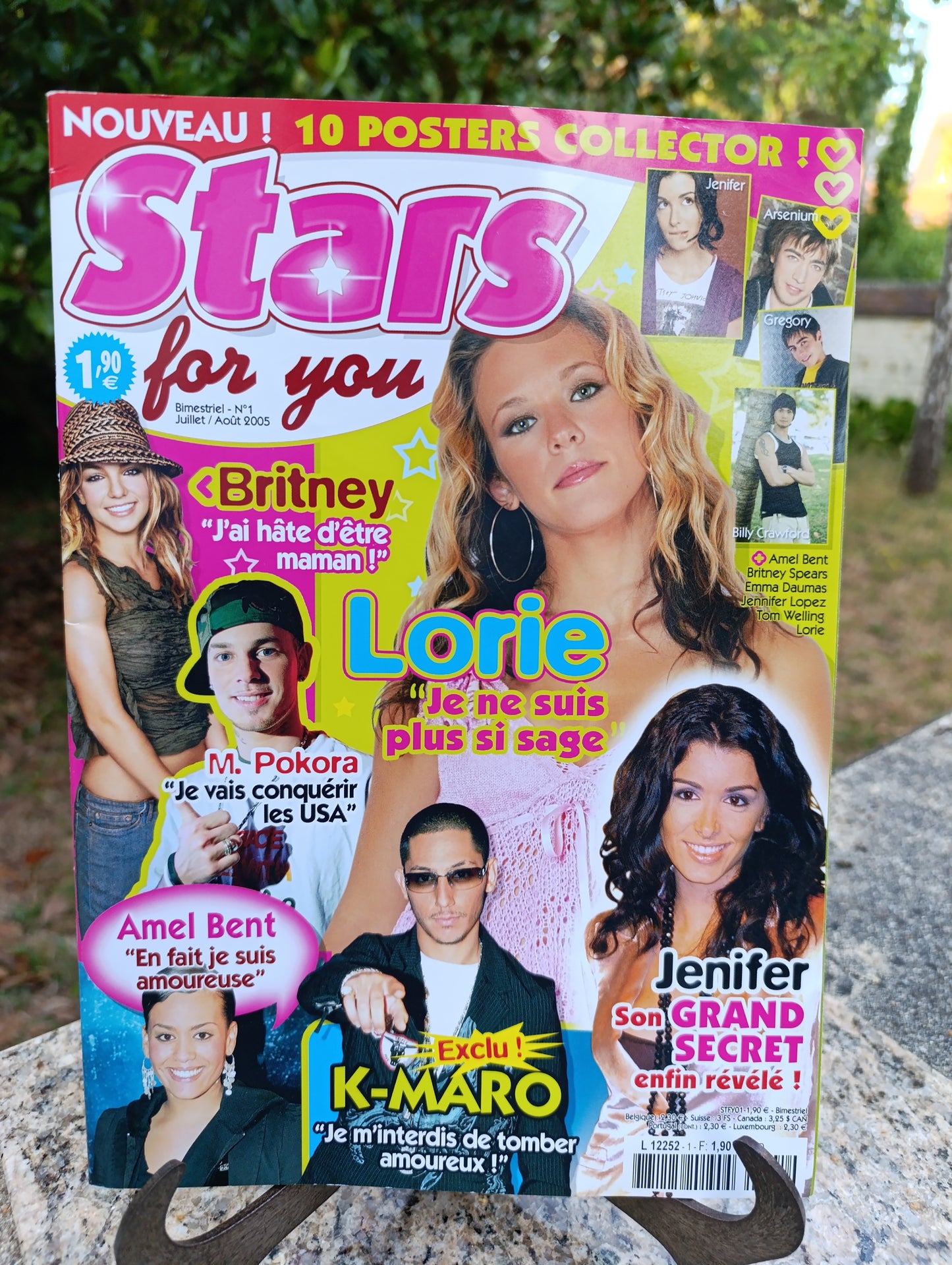 Stars for You N°1 Juillet / Août 2005 – Lorie, Jenifer, M. Pokora, Britney Spears – Magazine Collector